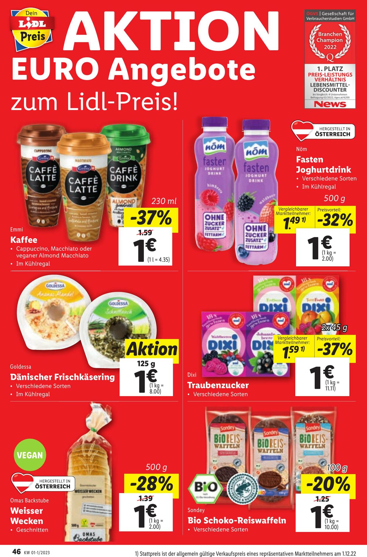 Prospekt Lidl 29.12.2022 - 03.01.2023