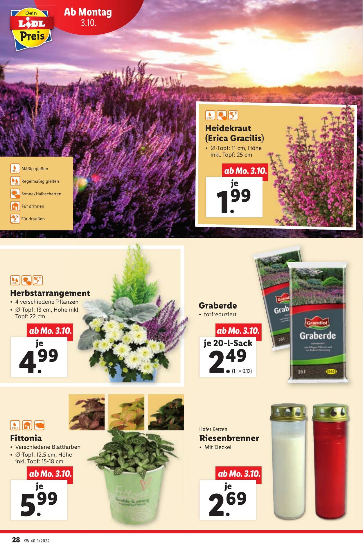 Prospekt Lidl 29.09.2022 - 05.10.2022