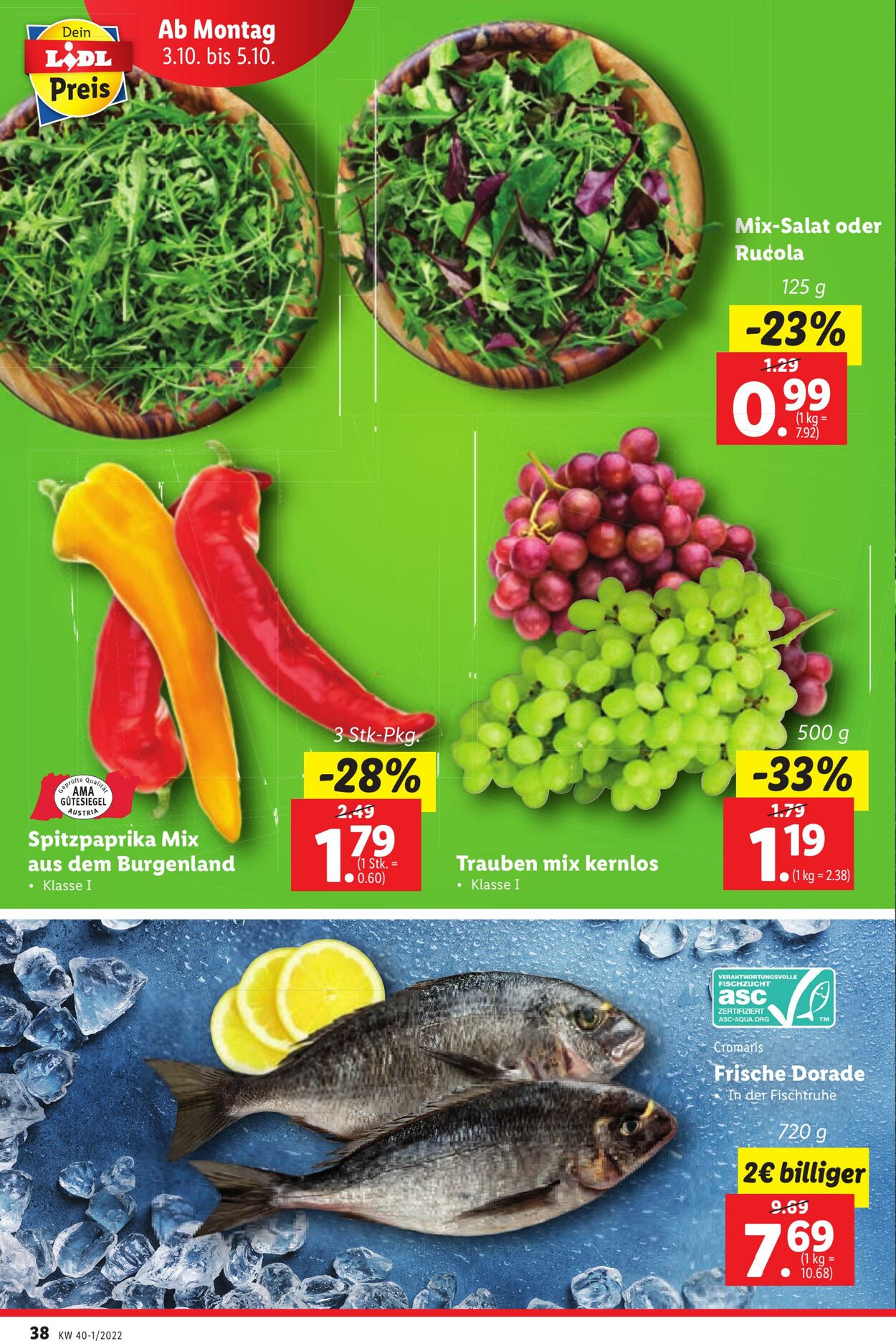 Prospekt Lidl 29.09.2022 - 05.10.2022