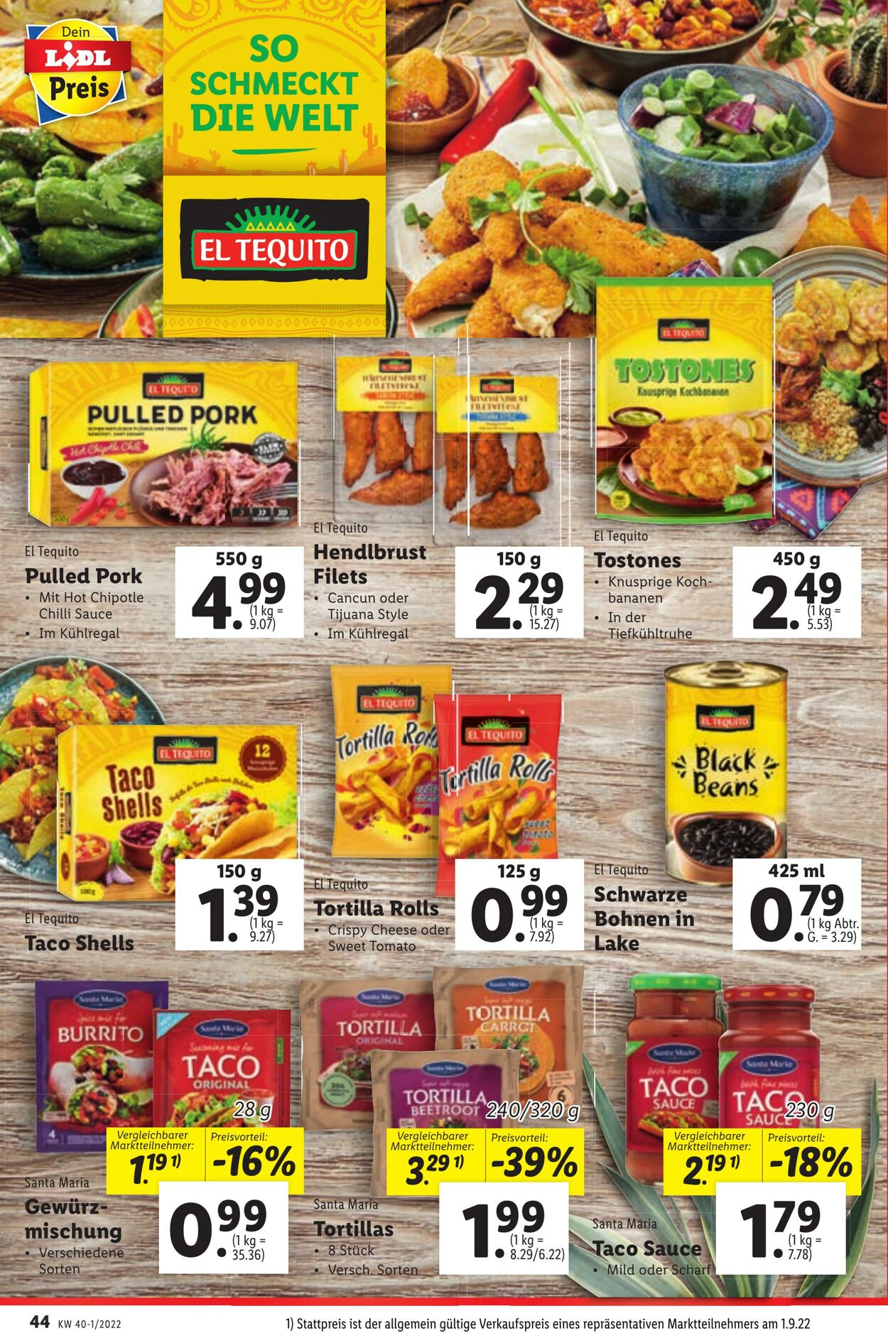 Prospekt Lidl 29.09.2022 - 05.10.2022