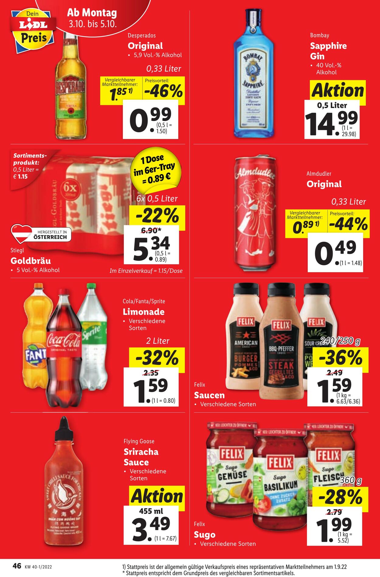 Prospekt Lidl 29.09.2022 - 05.10.2022