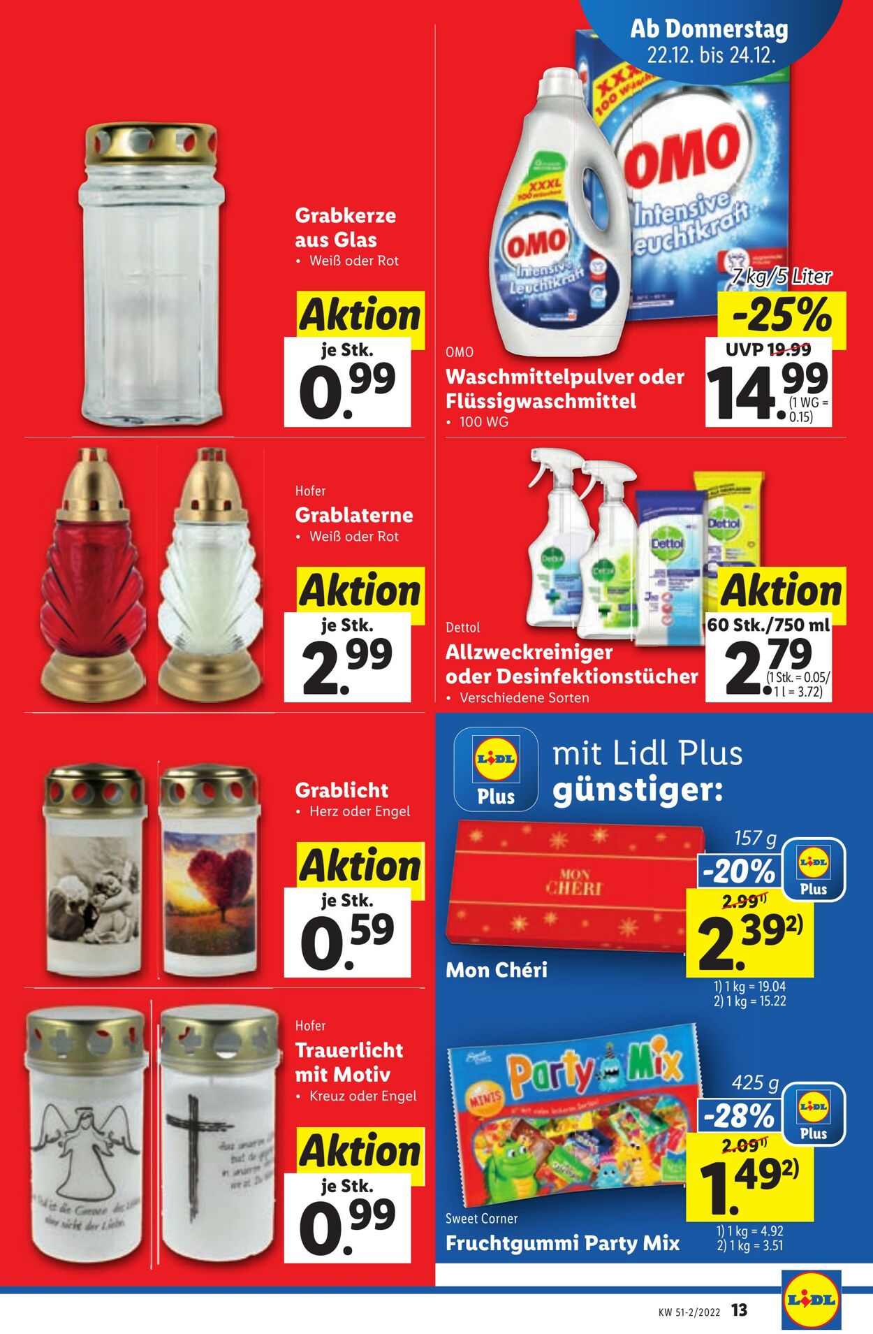 Prospekt Lidl 22.12.2022 - 28.12.2022