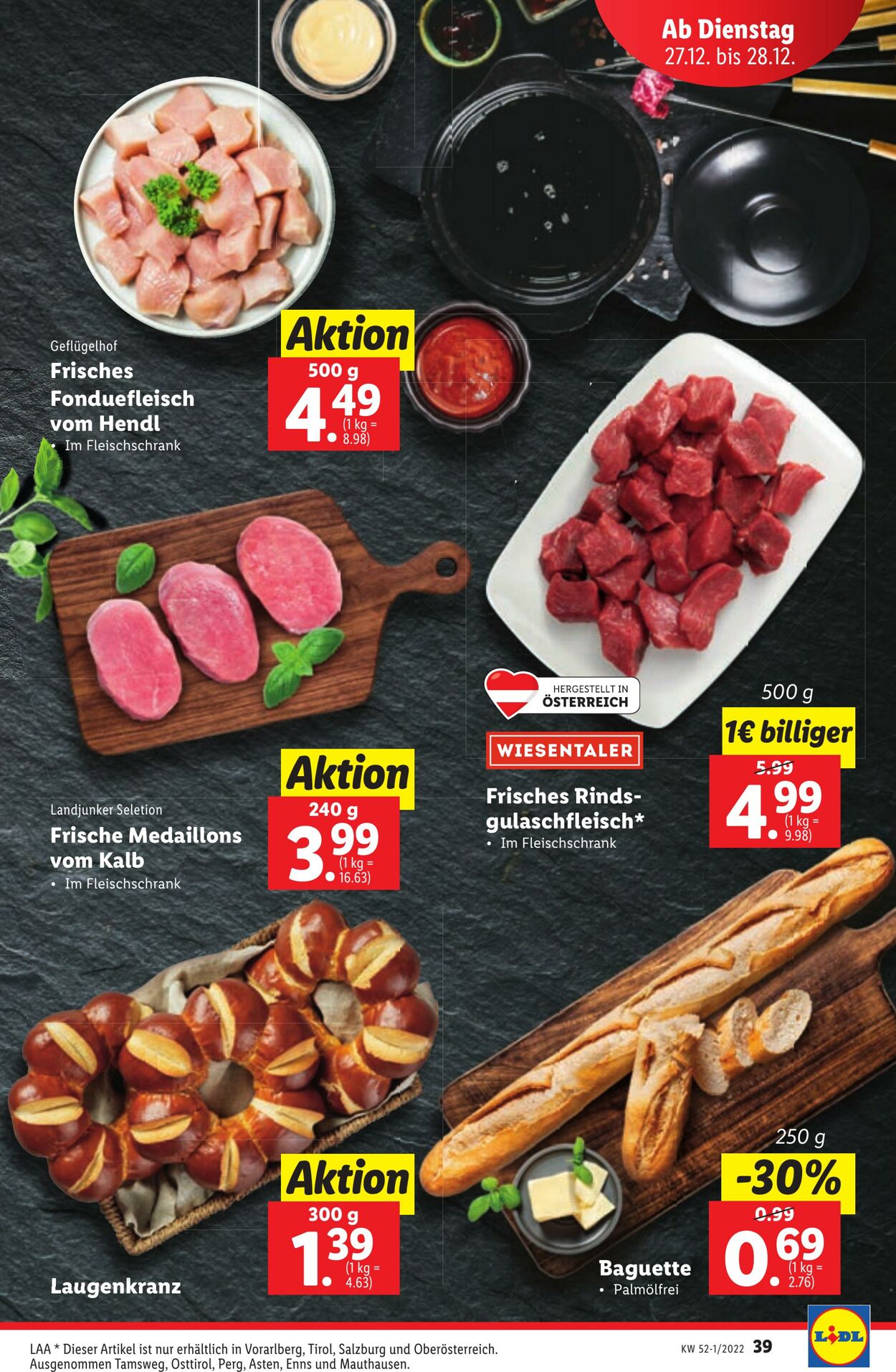 Prospekt Lidl 22.12.2022 - 28.12.2022