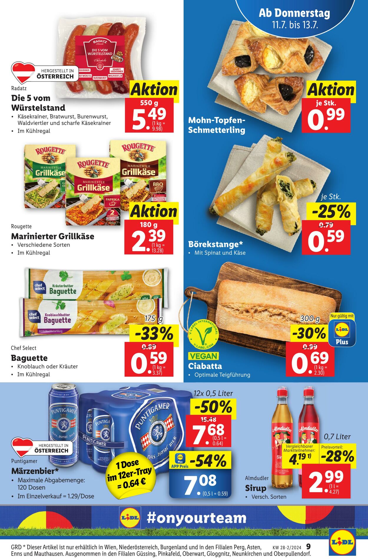 Prospekt Lidl 11.07.2024 - 17.07.2024