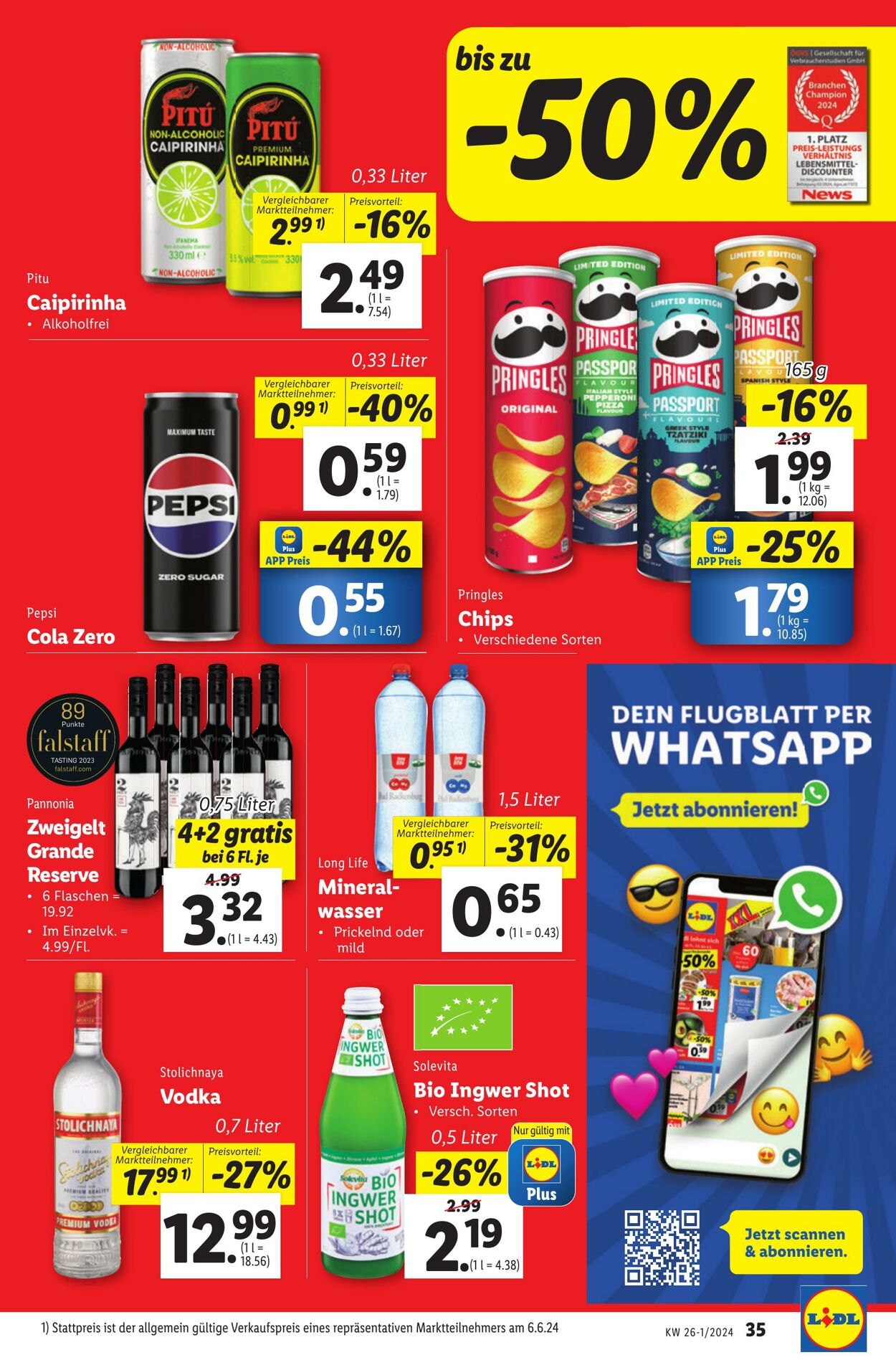 Prospekt Lidl 20.06.2024 - 26.06.2024