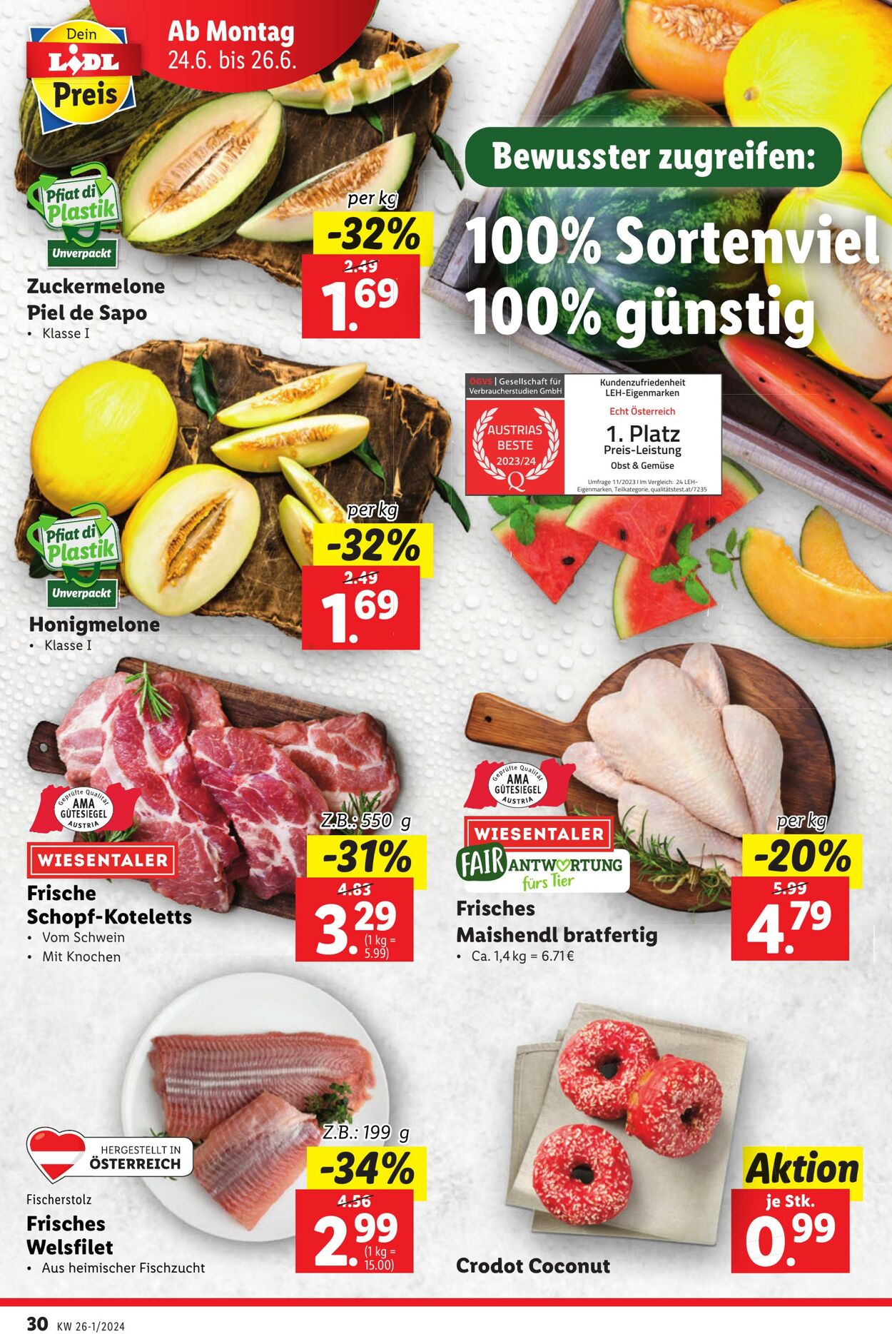 Prospekt Lidl 20.06.2024 - 26.06.2024