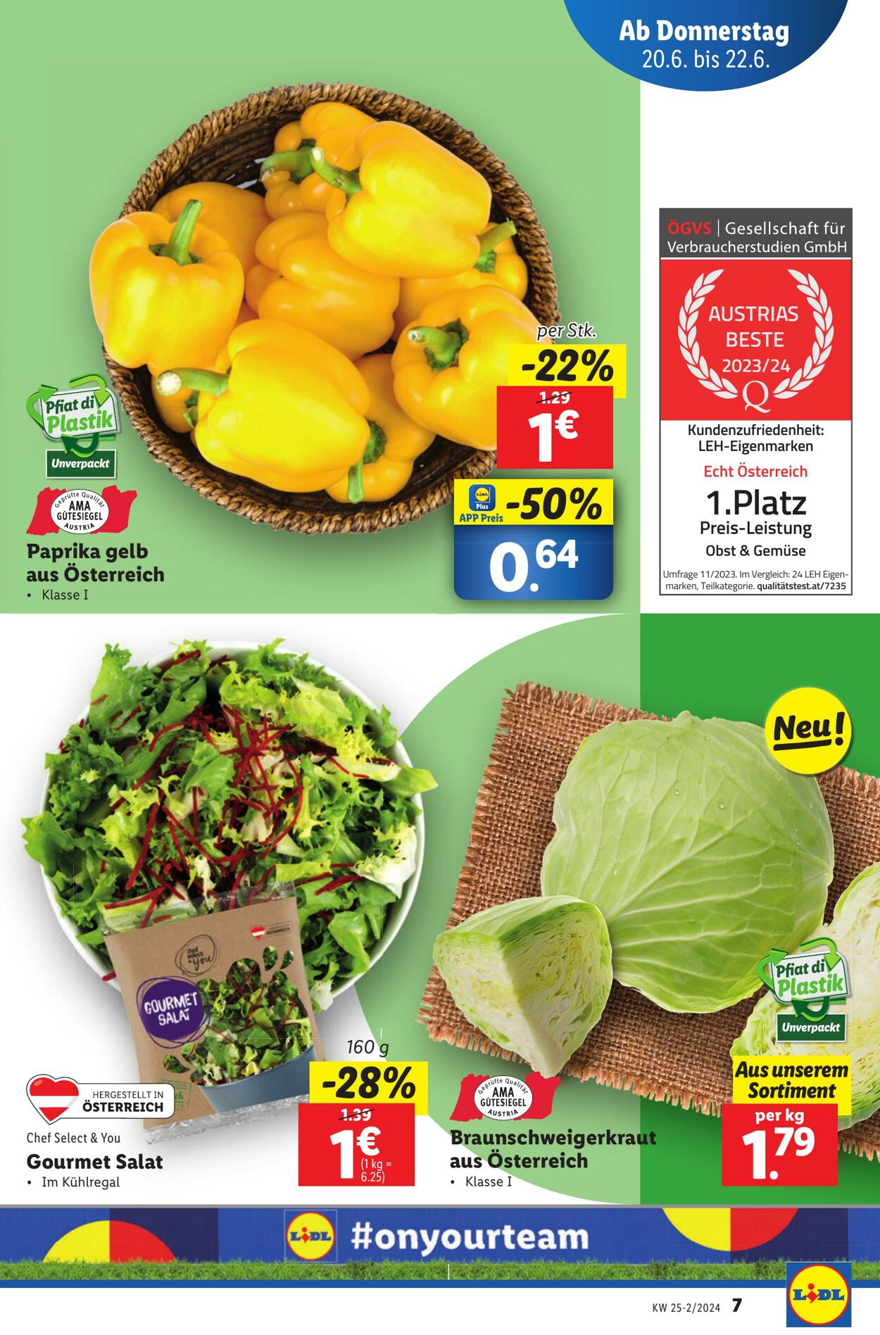 Prospekt Lidl 20.06.2024 - 26.06.2024