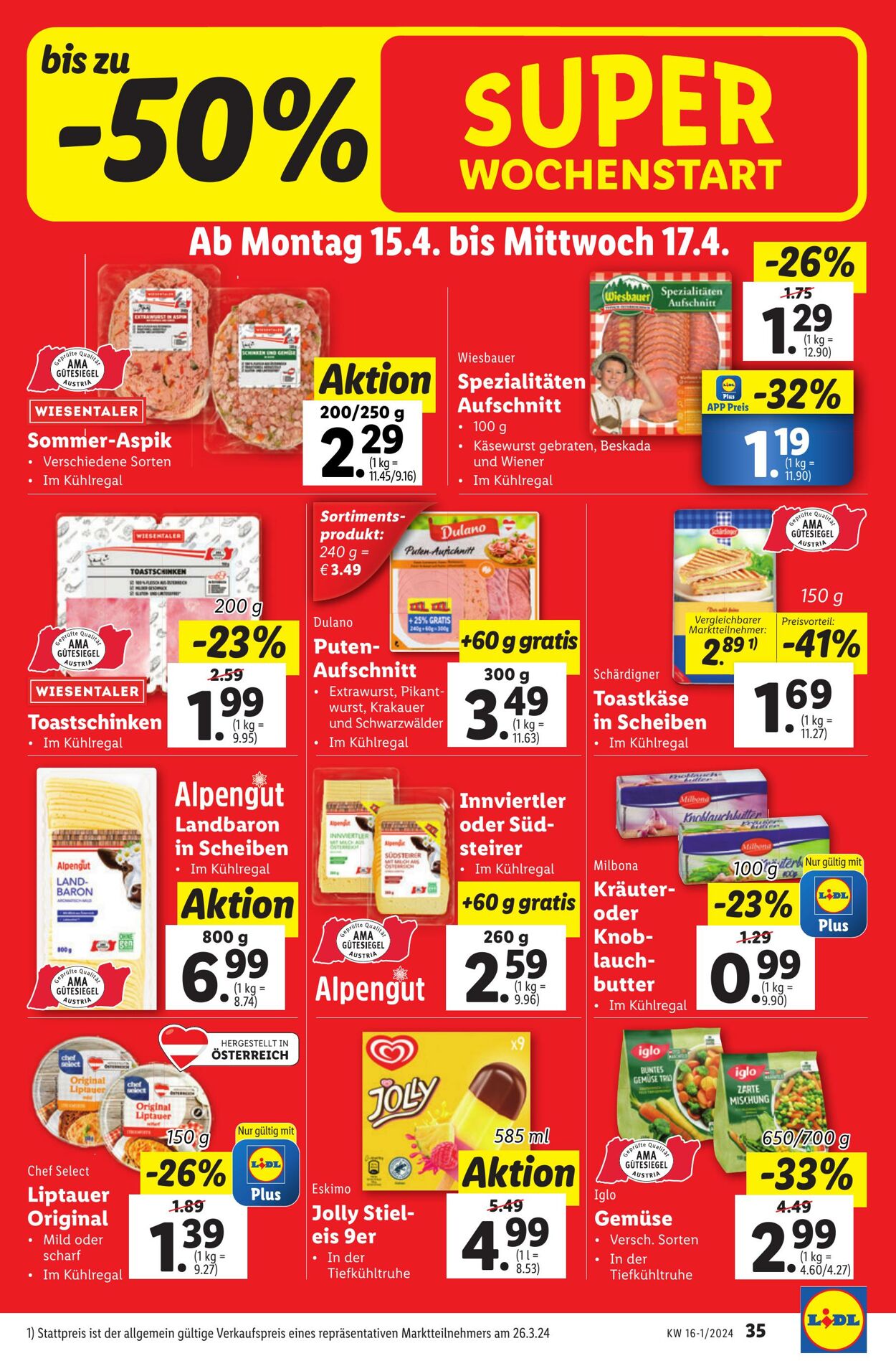 Prospekt Lidl 11.04.2024 - 17.04.2024