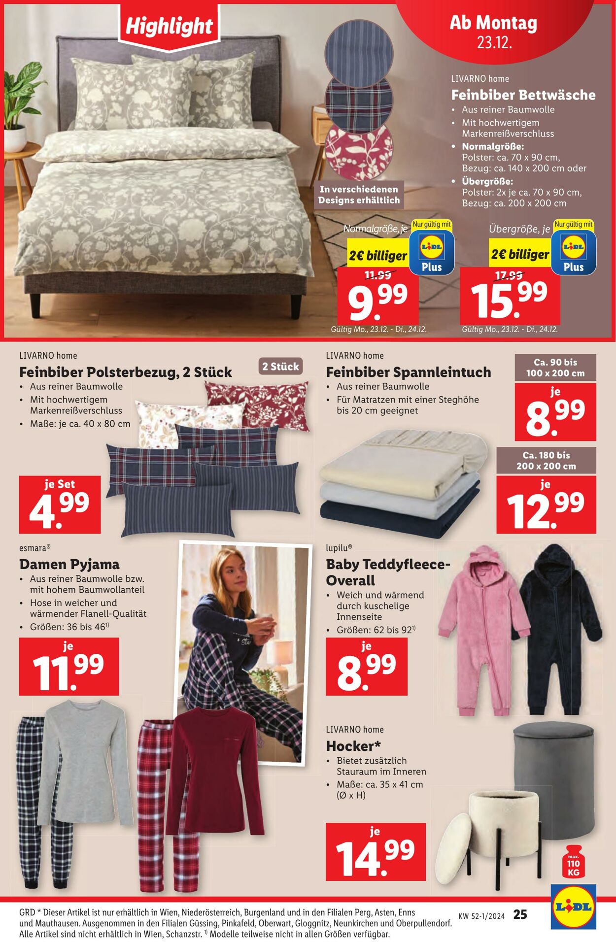 Prospekt Lidl 19.12.2024 - 24.12.2024