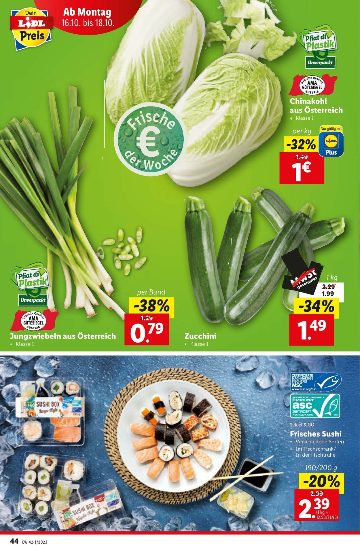 Prospekt Lidl 12.10.2023 - 14.10.2023