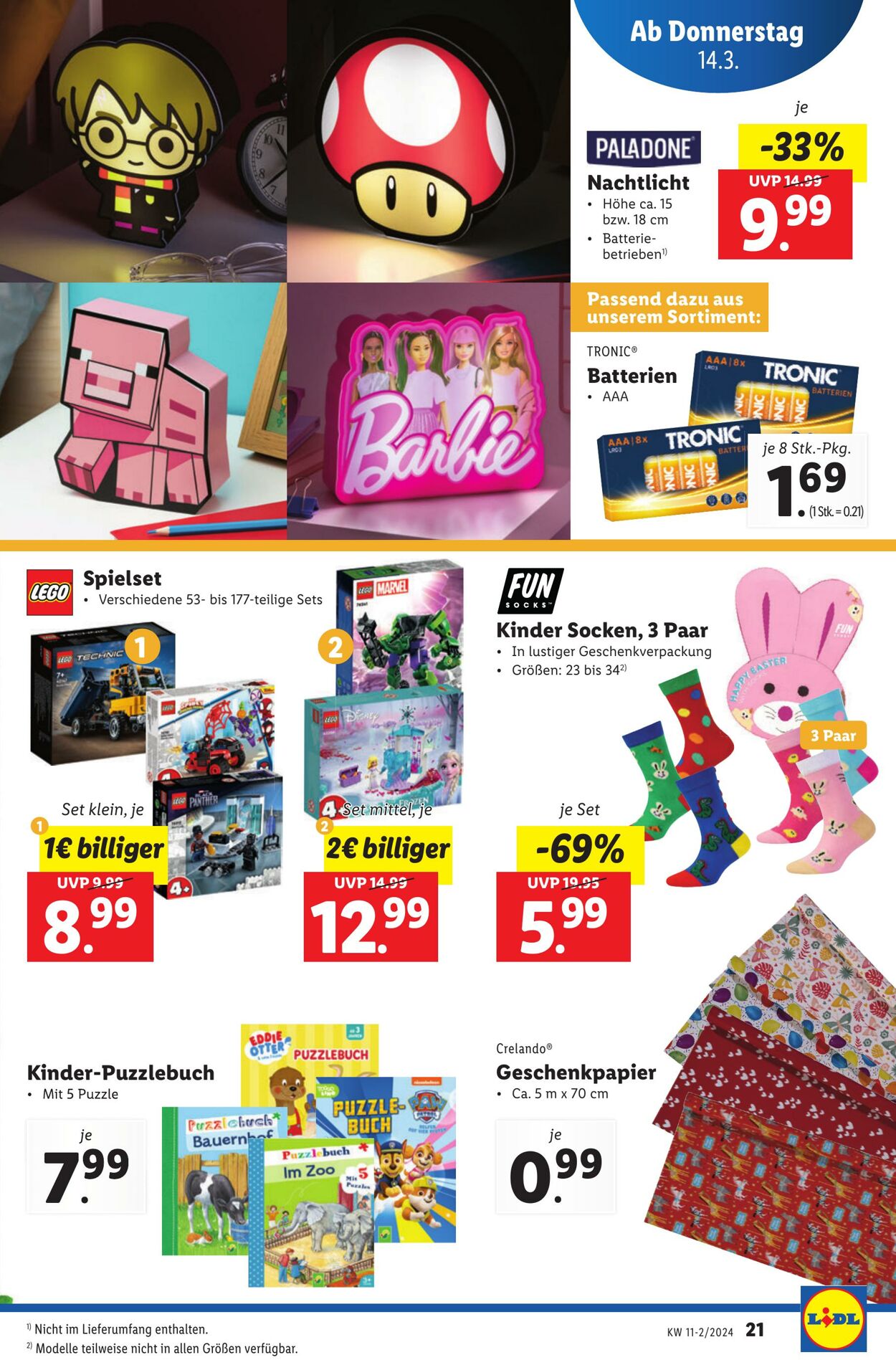 Prospekt Lidl 14.03.2024 - 20.03.2024