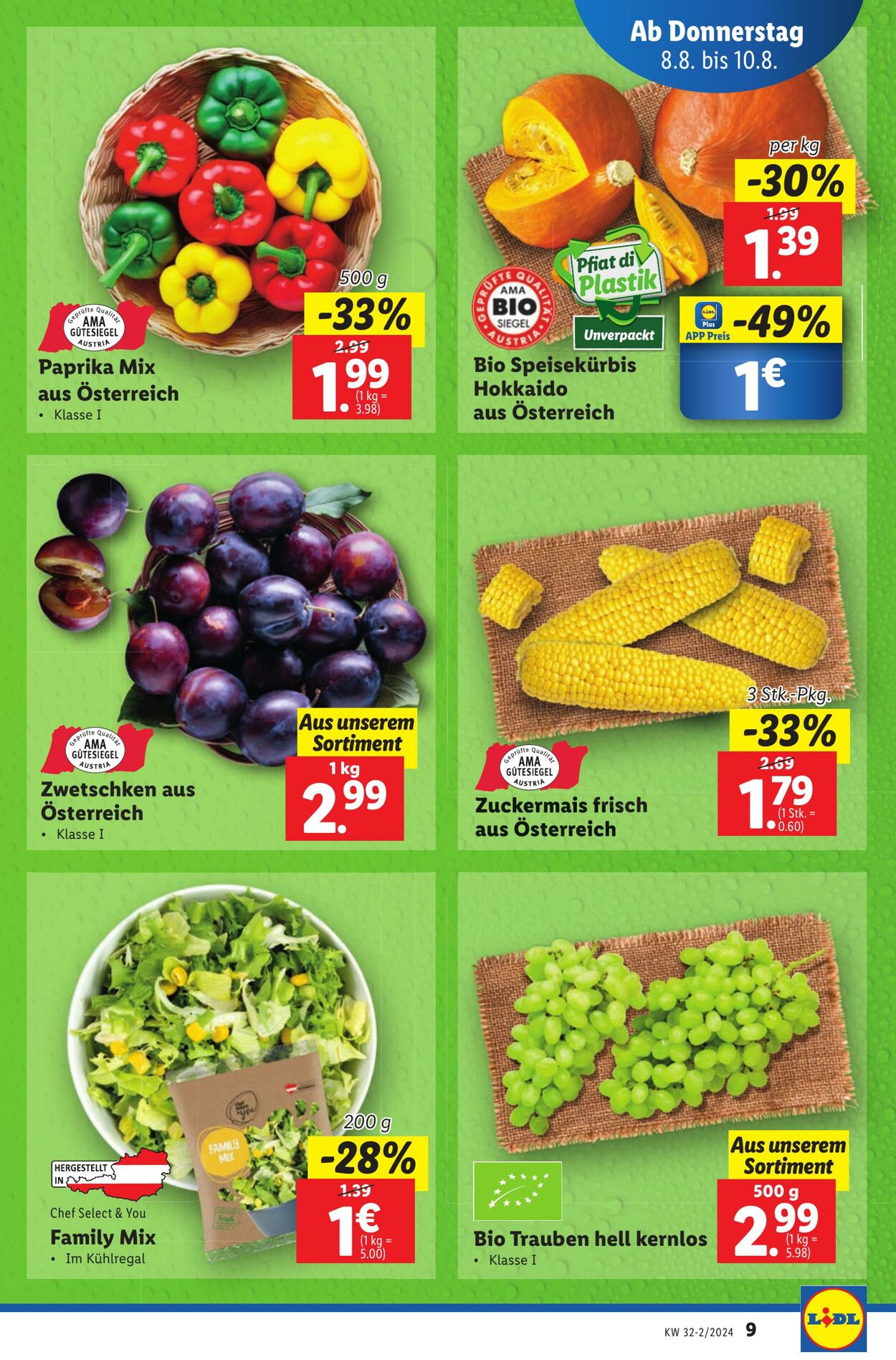 Prospekt Lidl 08.08.2024 - 14.08.2024