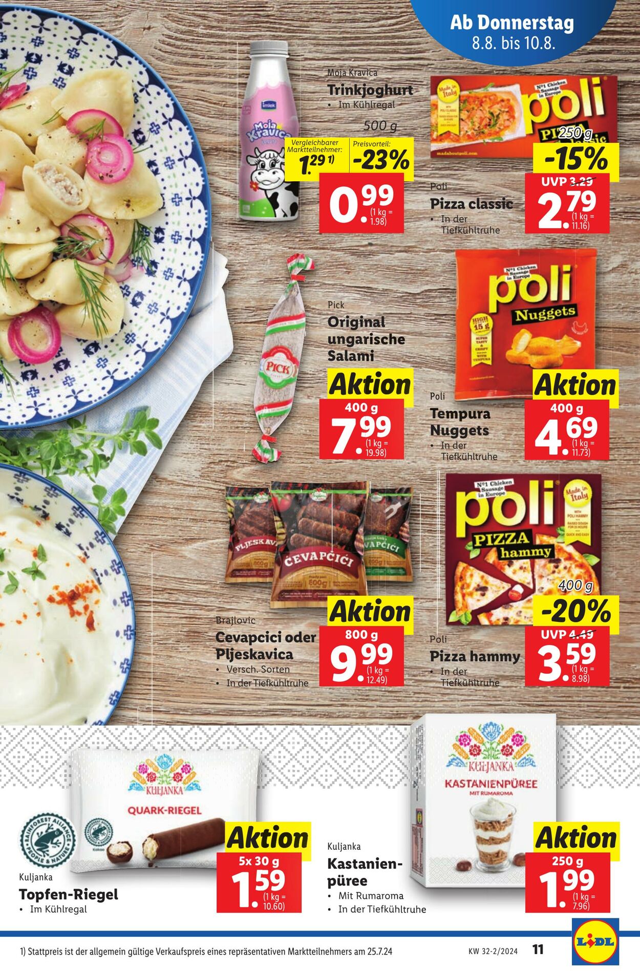 Prospekt Lidl 08.08.2024 - 14.08.2024