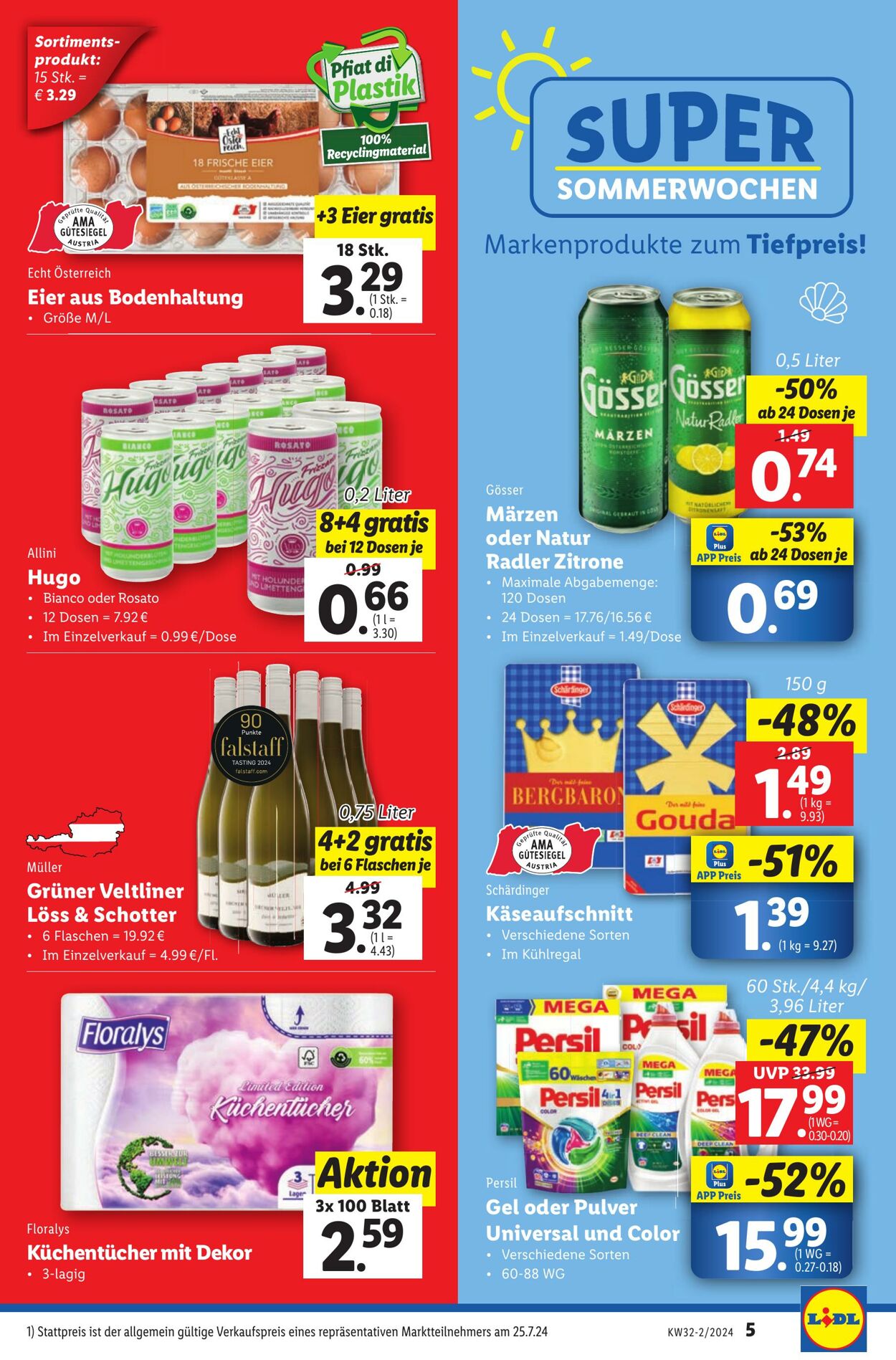 Prospekt Lidl 08.08.2024 - 14.08.2024