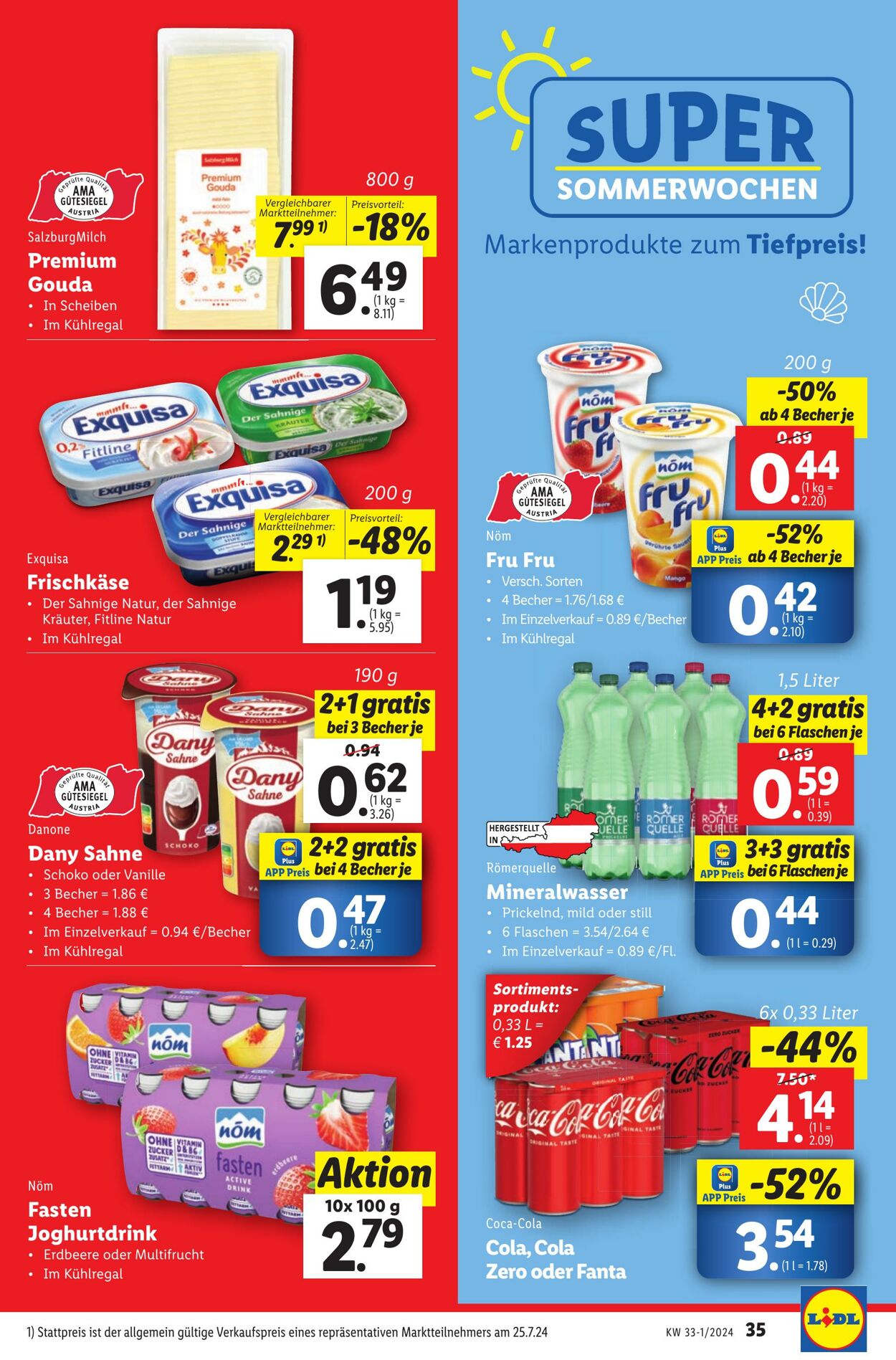 Prospekt Lidl 08.08.2024 - 14.08.2024