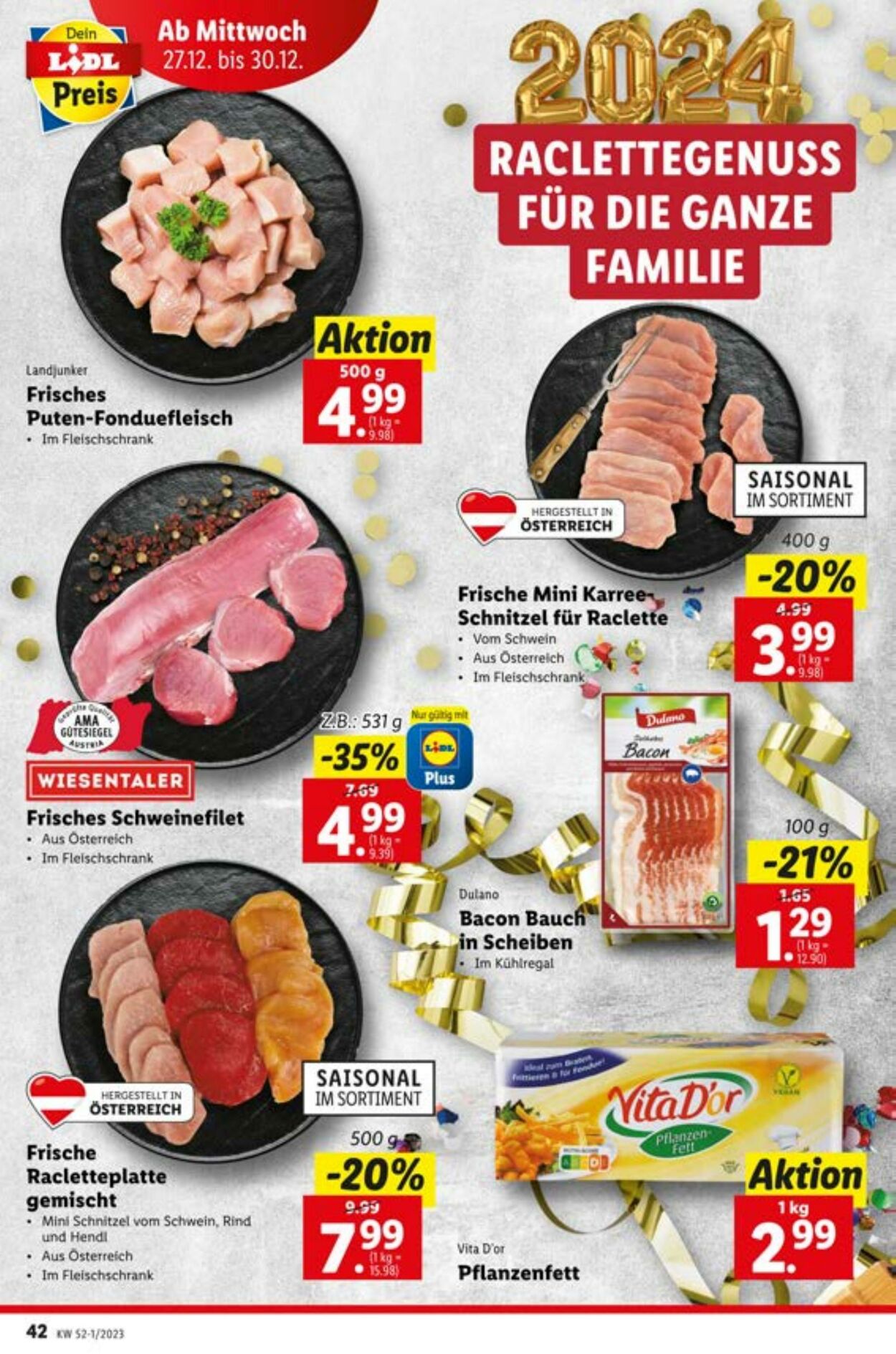 Prospekt Lidl 21.12.2023 - 23.12.2023