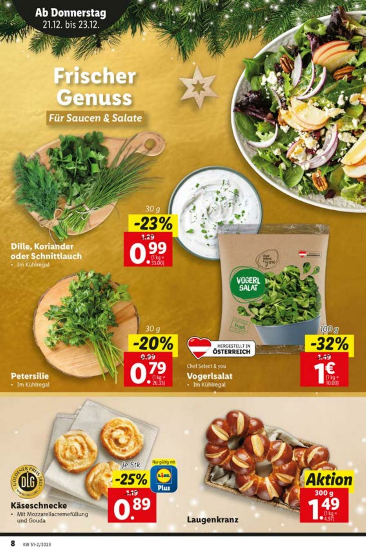 Prospekt Lidl 21.12.2023 - 23.12.2023