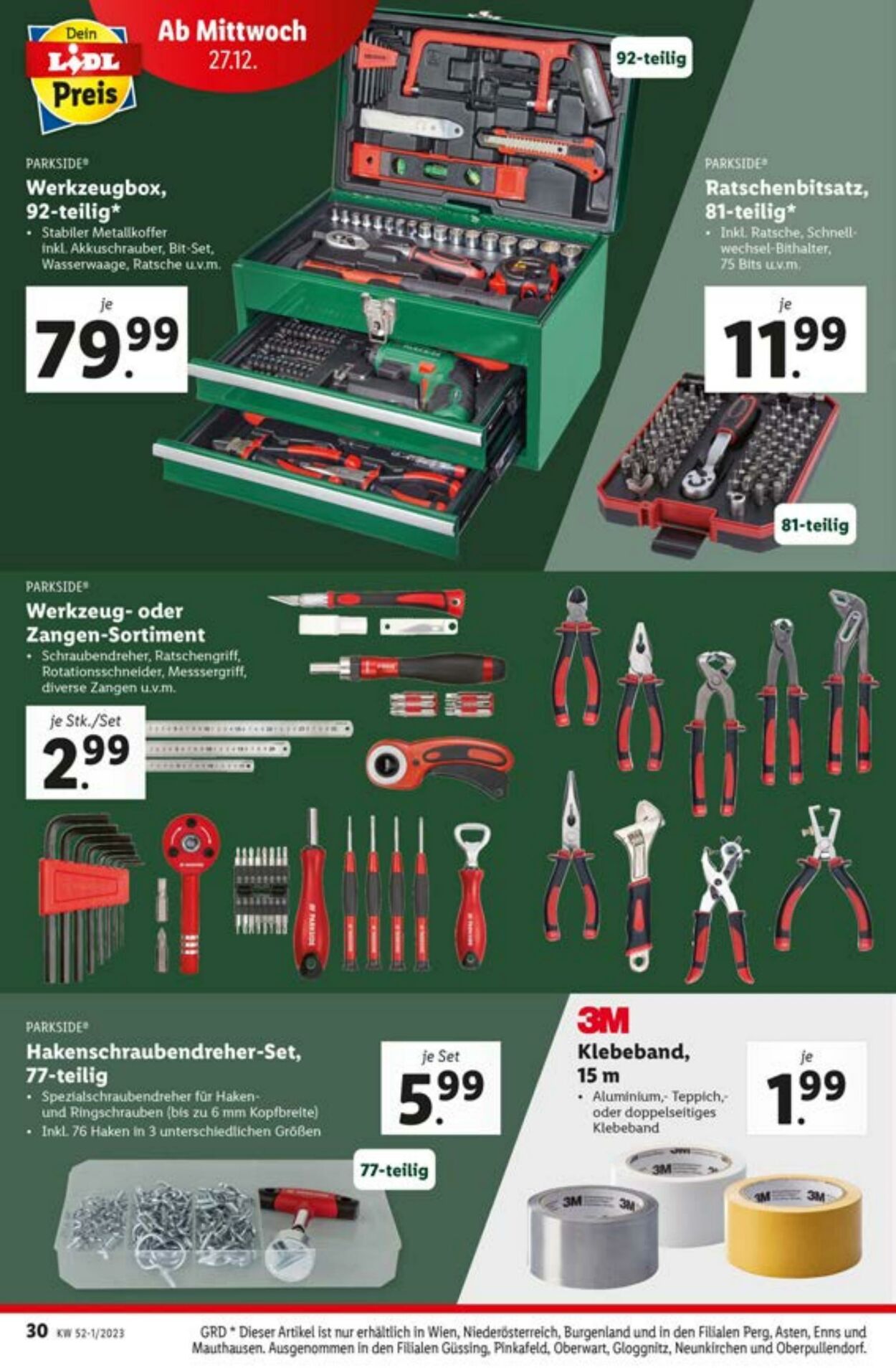 Prospekt Lidl 21.12.2023 - 23.12.2023