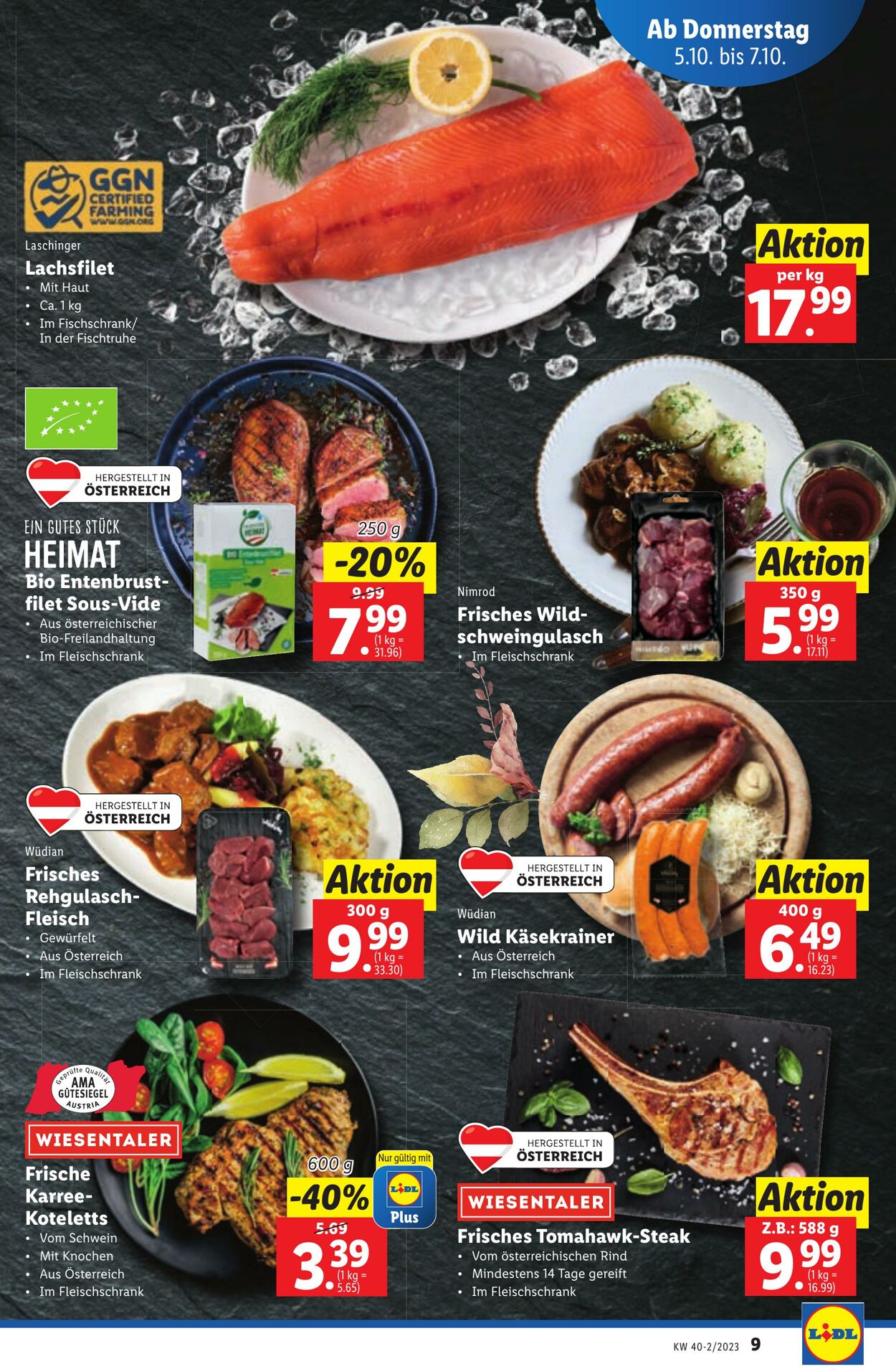 Prospekt Lidl 05.10.2023 - 07.10.2023