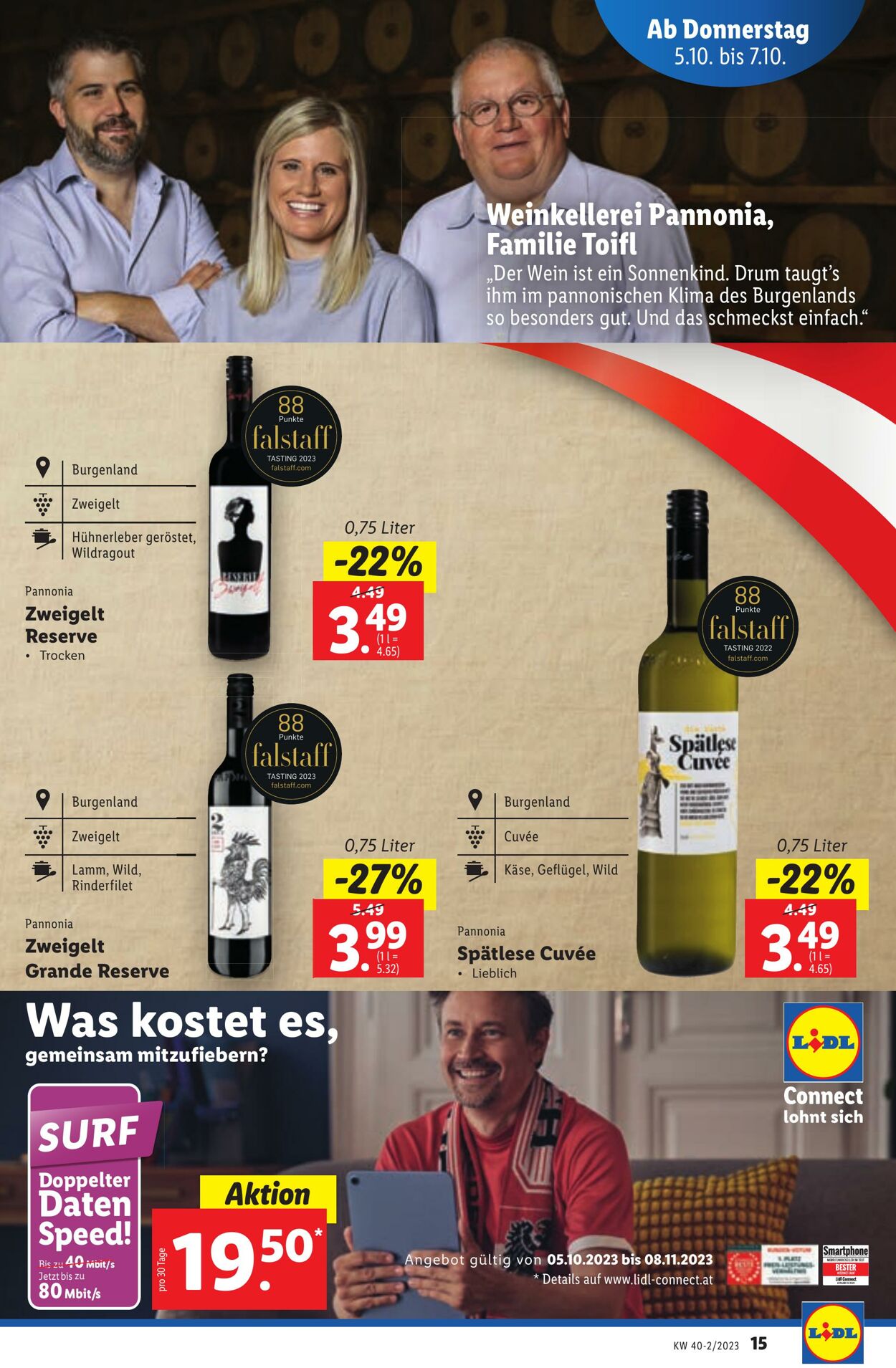 Prospekt Lidl 05.10.2023 - 07.10.2023