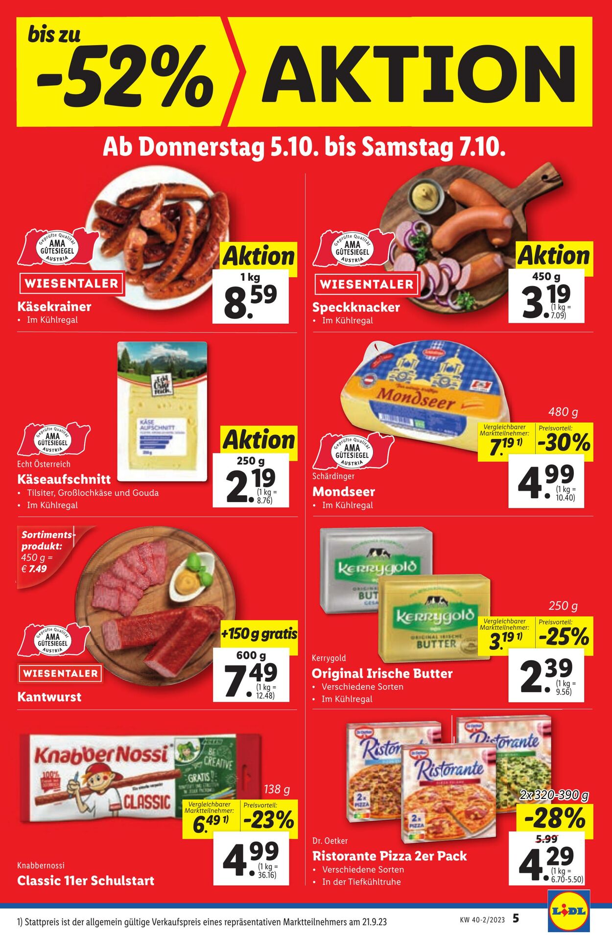 Prospekt Lidl 05.10.2023 - 07.10.2023