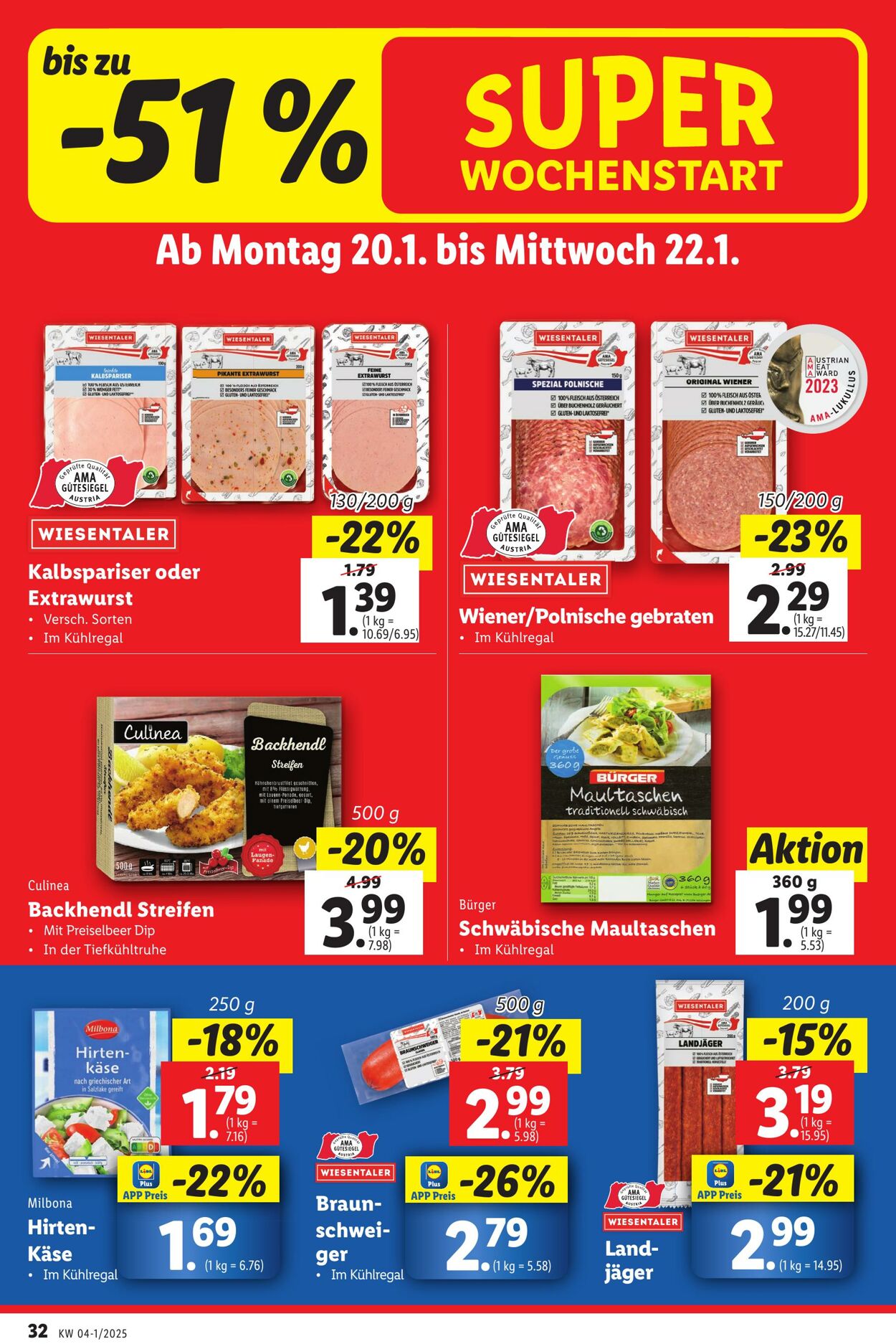 Prospekt Lidl 16.01.2025 - 22.01.2025