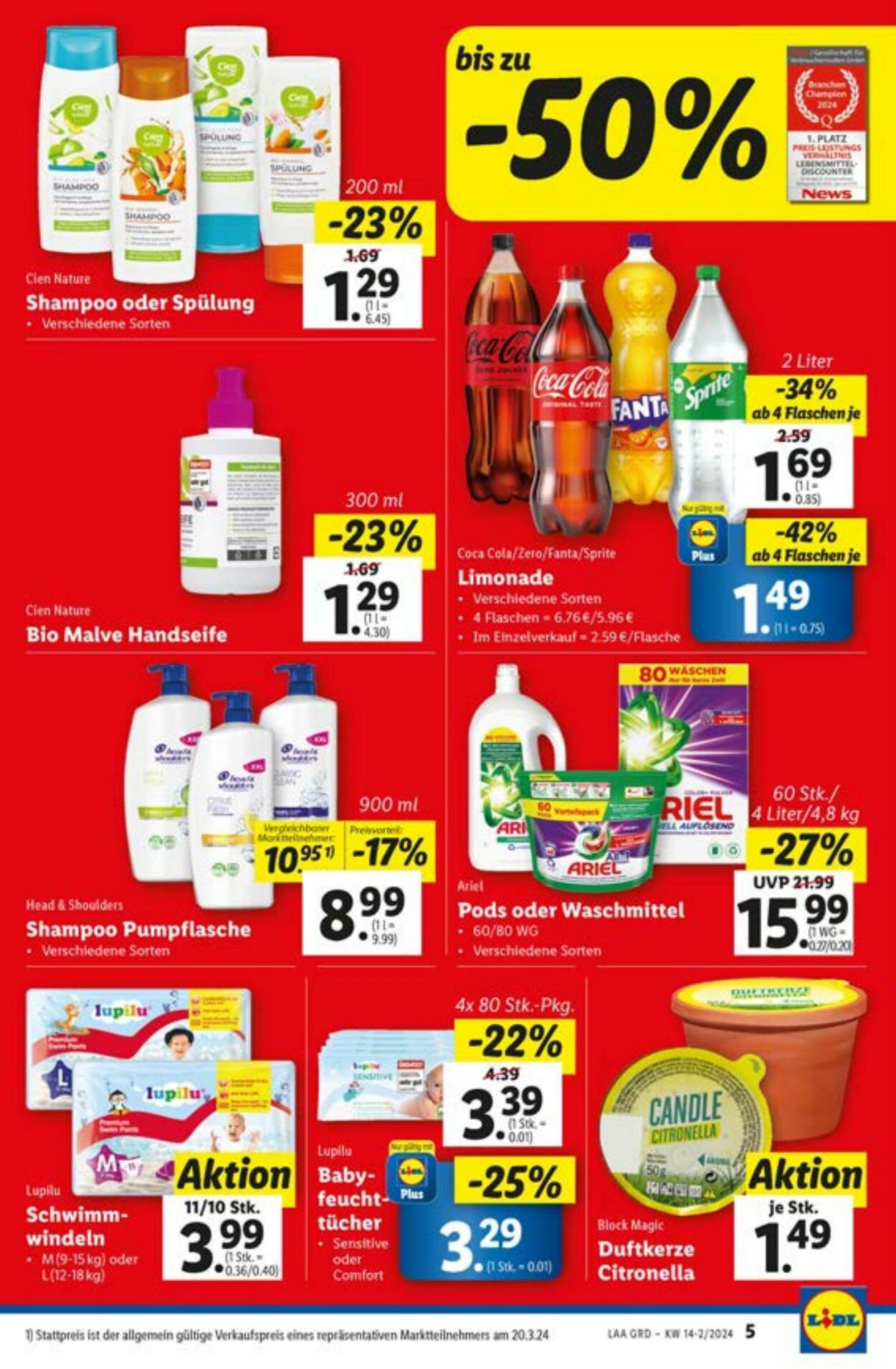 Prospekt Lidl 04.04.2024 - 06.04.2024