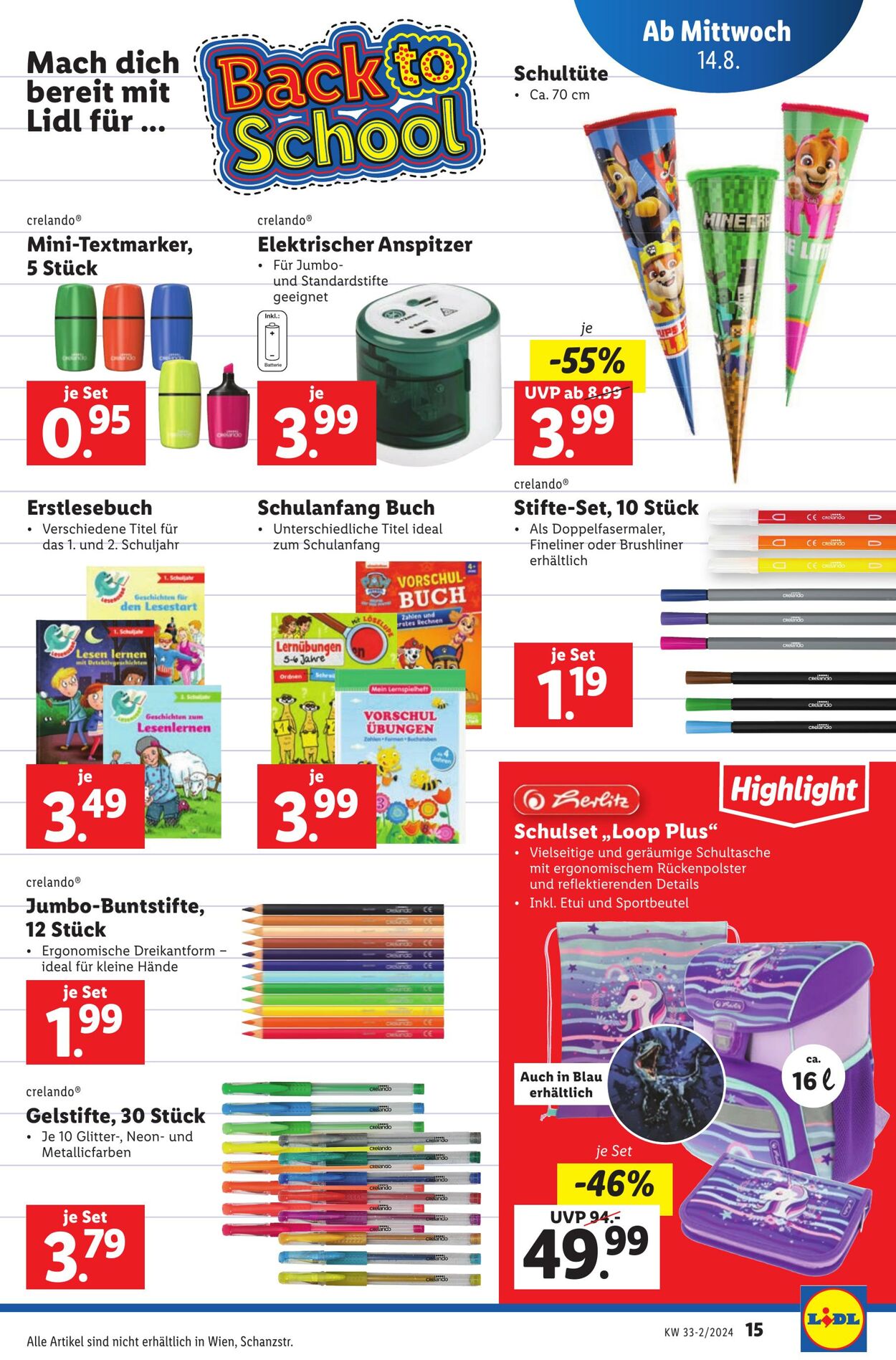 Prospekt Lidl 14.08.2024 - 21.08.2024