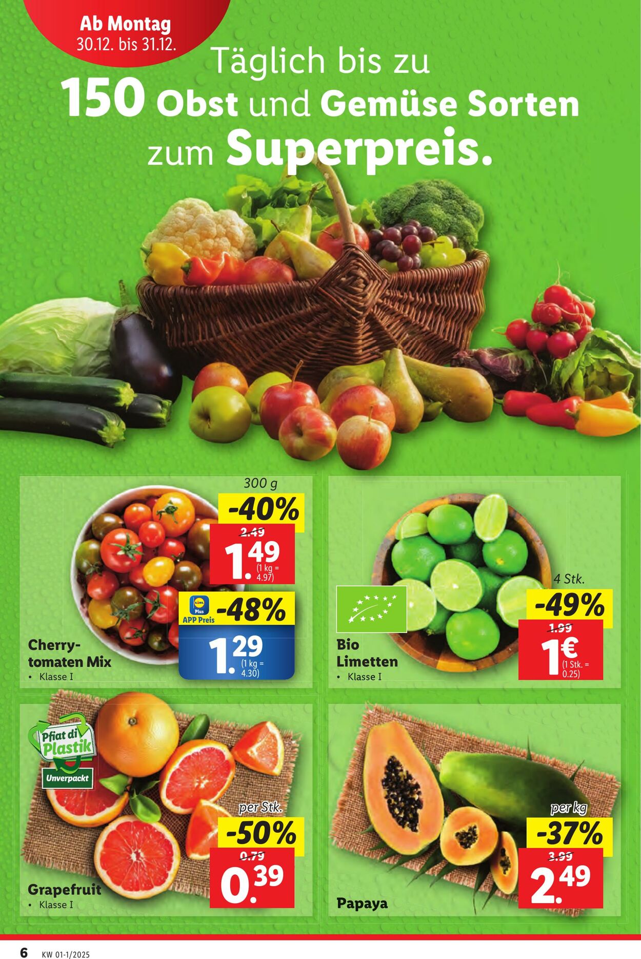 Prospekt Lidl 30.12.2024 - 31.12.2024