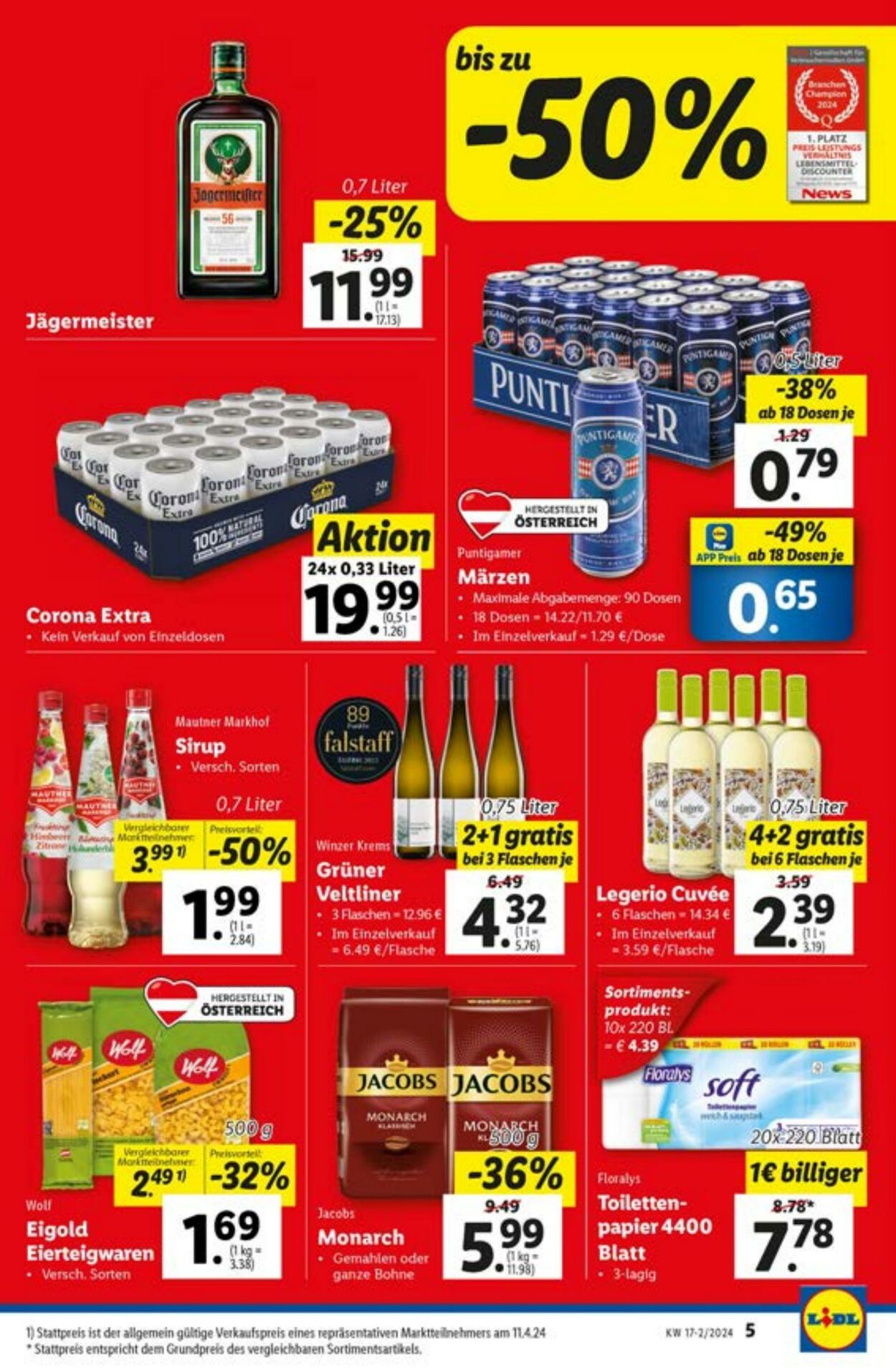 Prospekt Lidl 25.04.2024 - 25.04.2024