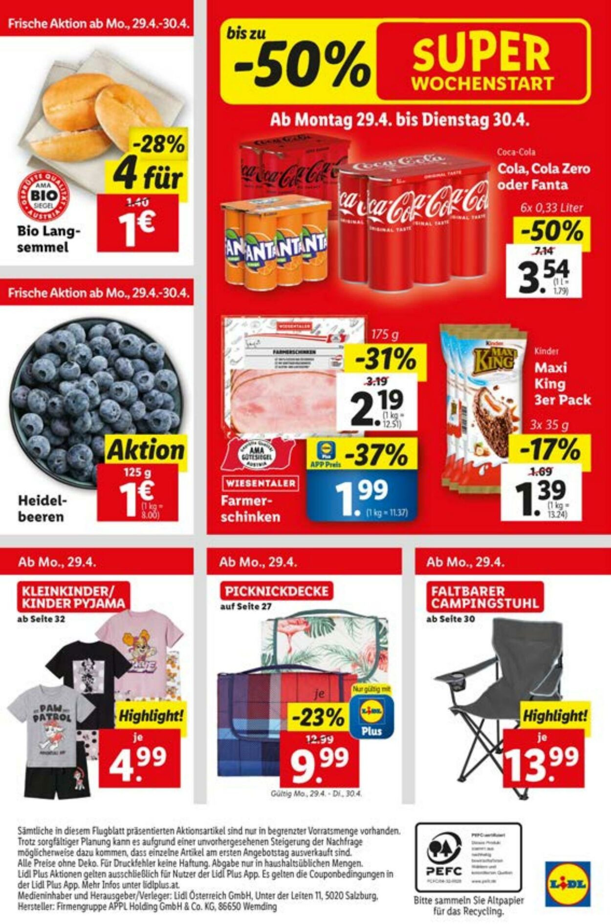 Prospekt Lidl 25.04.2024 - 25.04.2024