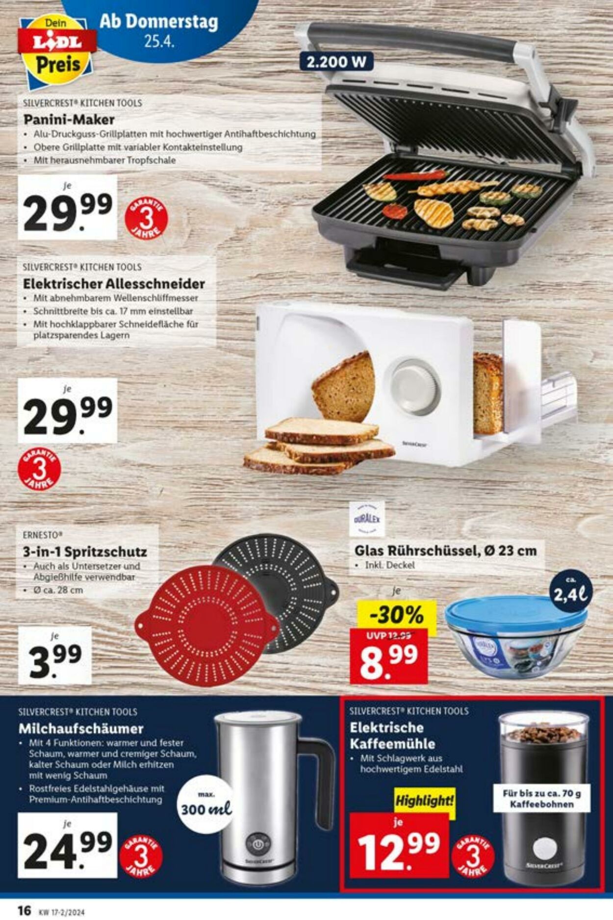 Prospekt Lidl 25.04.2024 - 25.04.2024