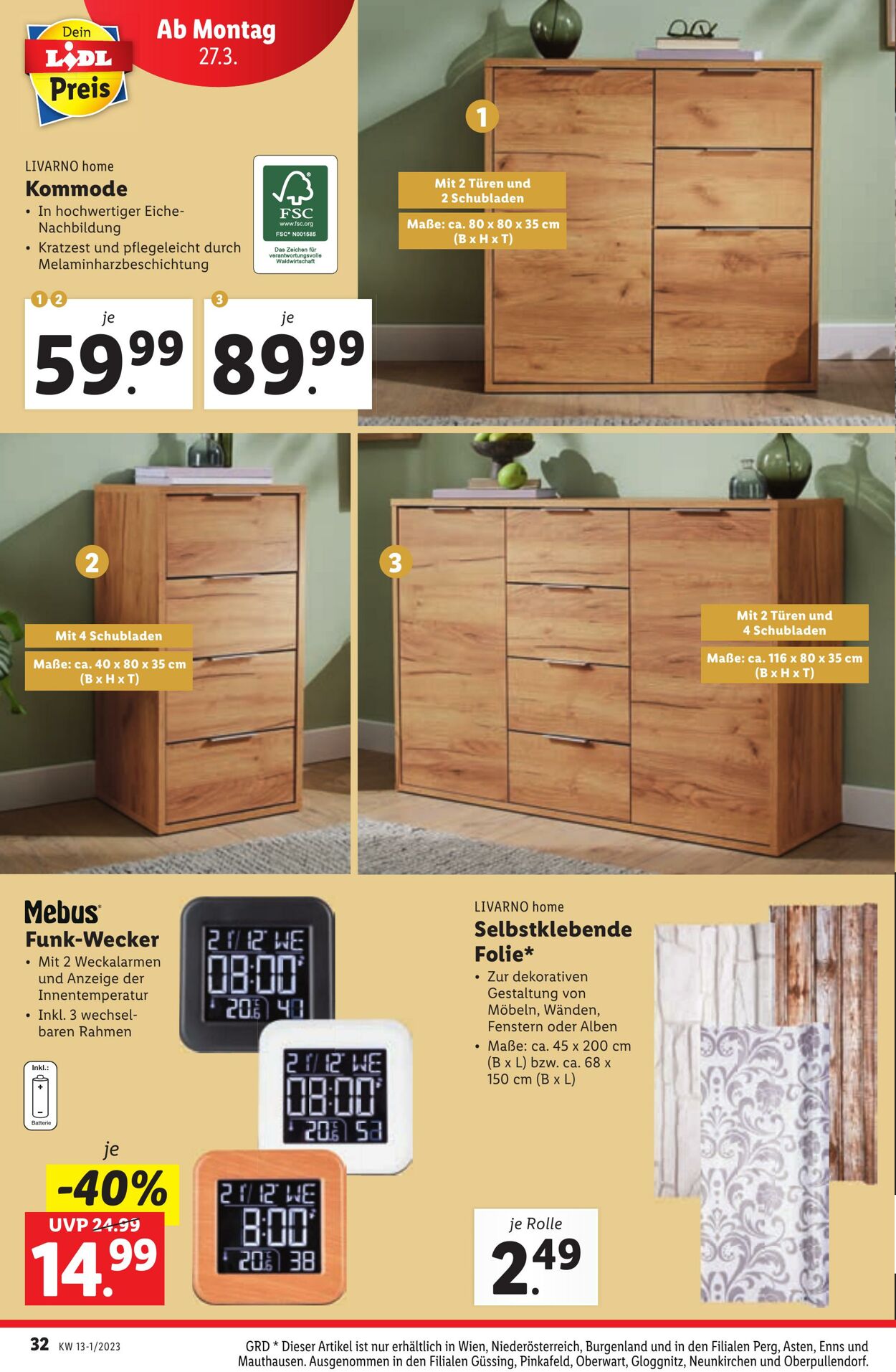 Prospekt Lidl 23.03.2023 - 29.03.2023