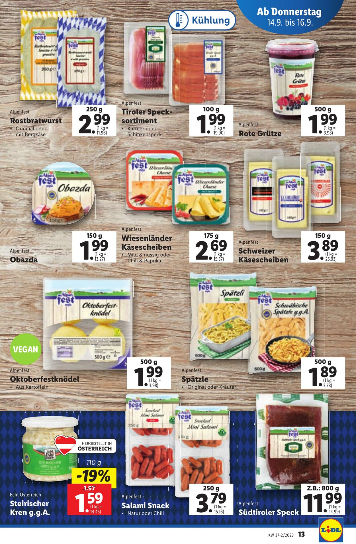 Prospekt Lidl 14.09.2023 - 20.09.2023