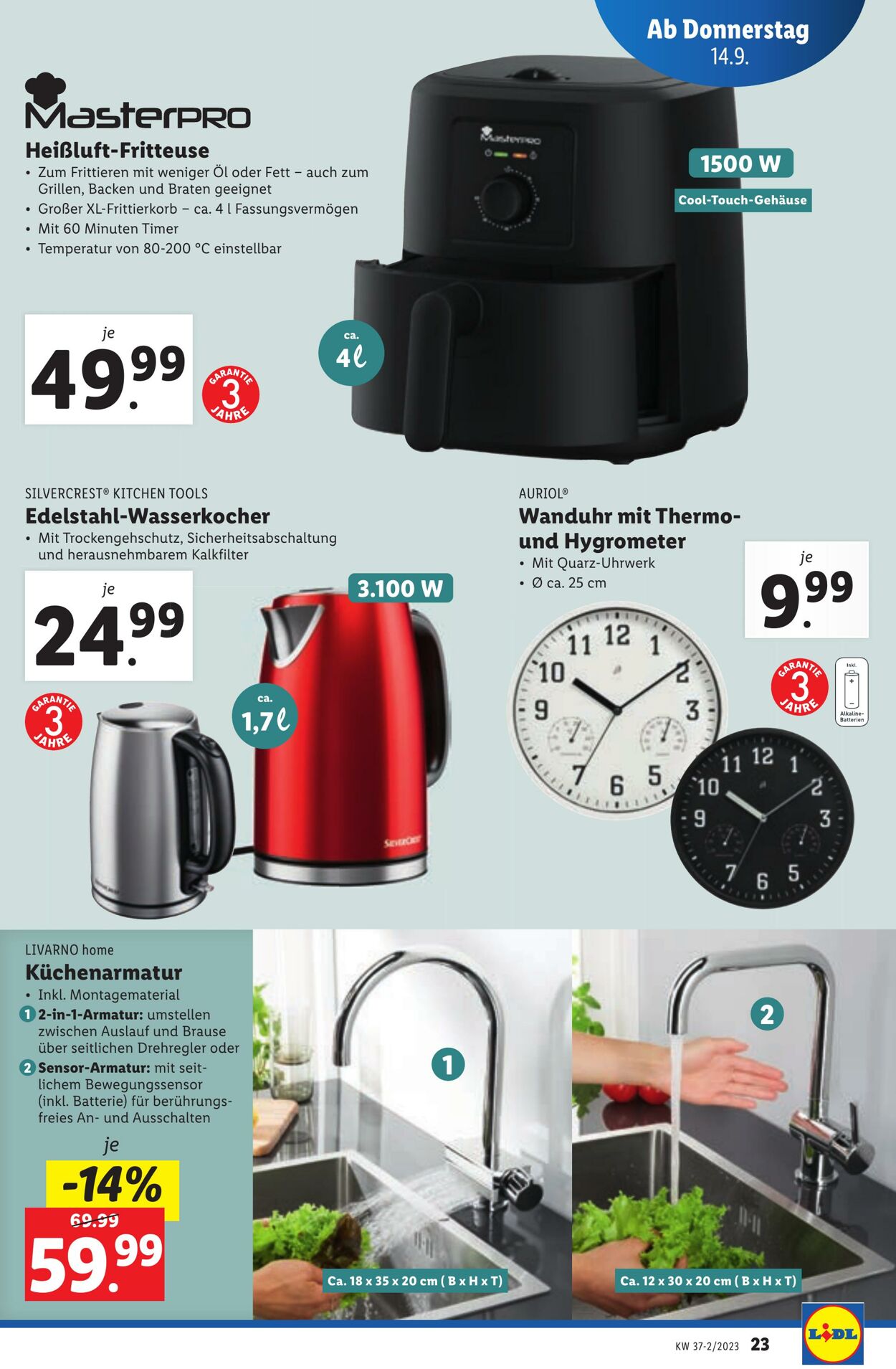 Prospekt Lidl 14.09.2023 - 20.09.2023