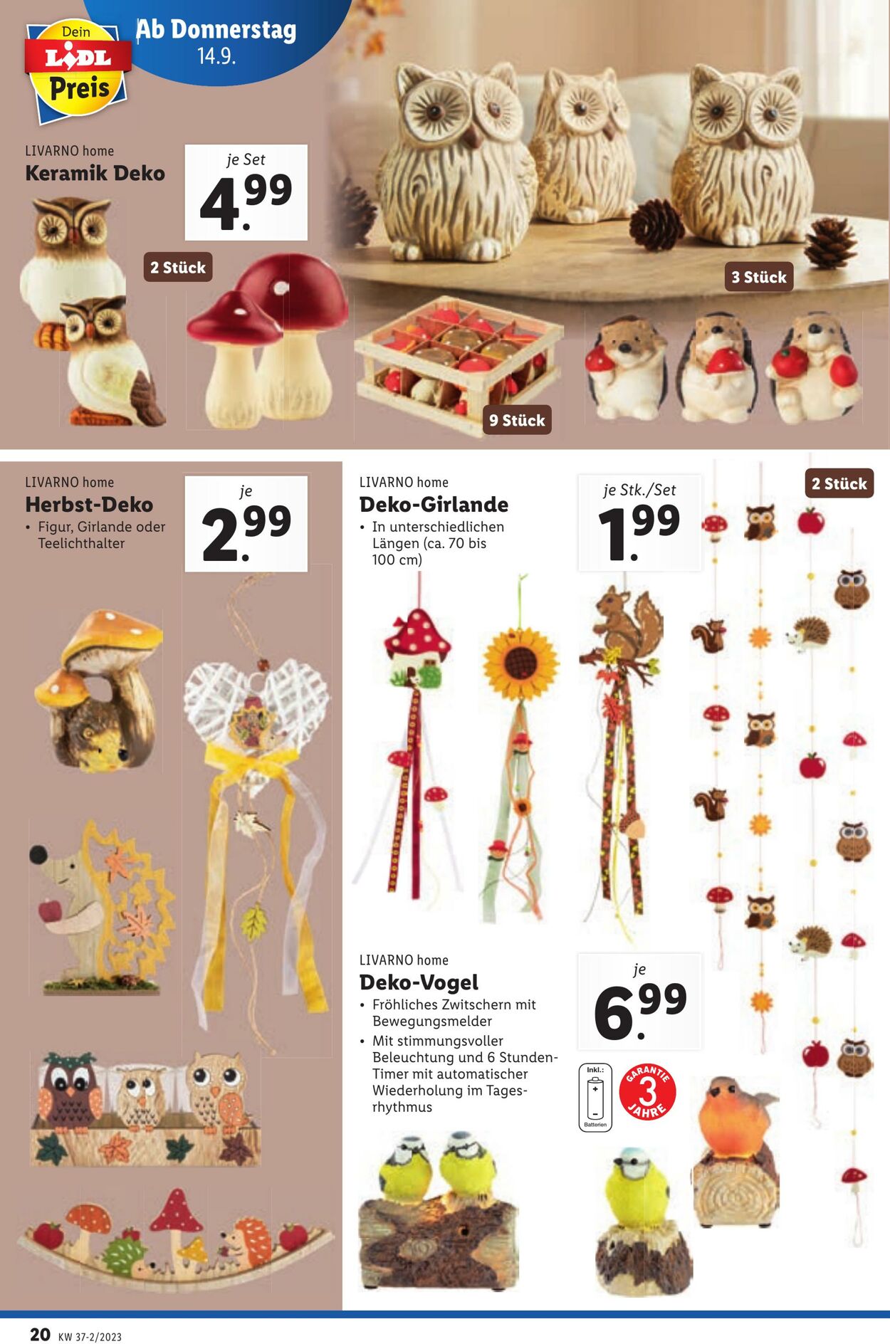 Prospekt Lidl 14.09.2023 - 20.09.2023