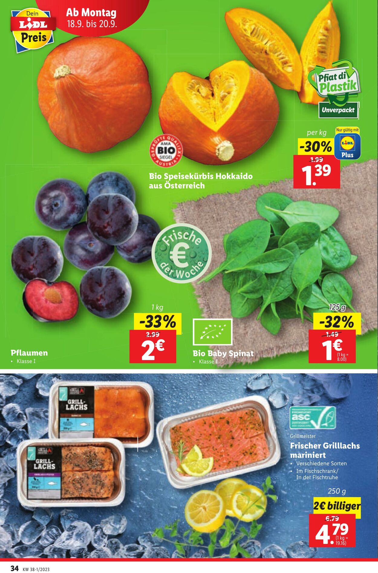 Prospekt Lidl 14.09.2023 - 20.09.2023