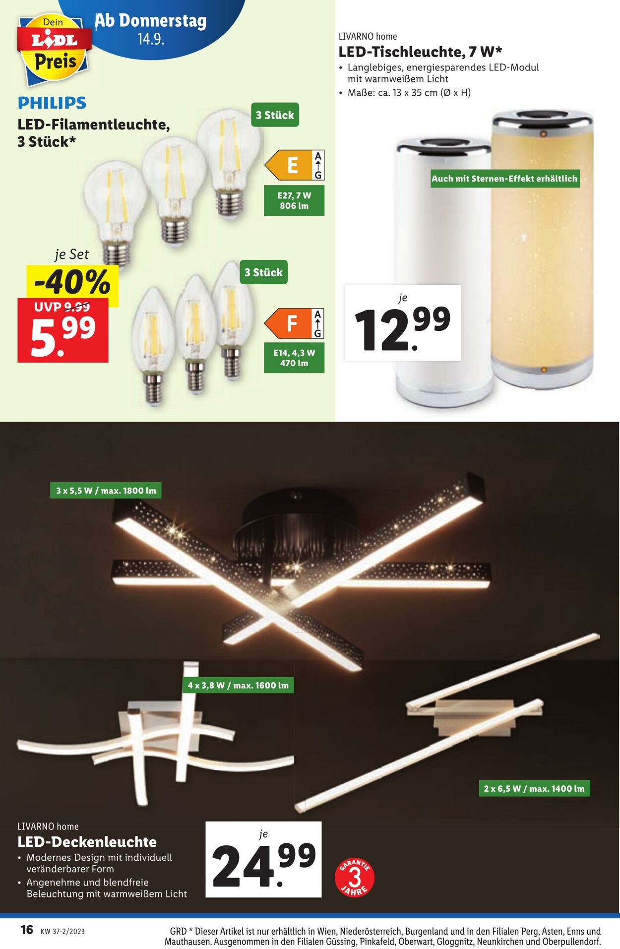 Prospekt Lidl 14.09.2023 - 20.09.2023