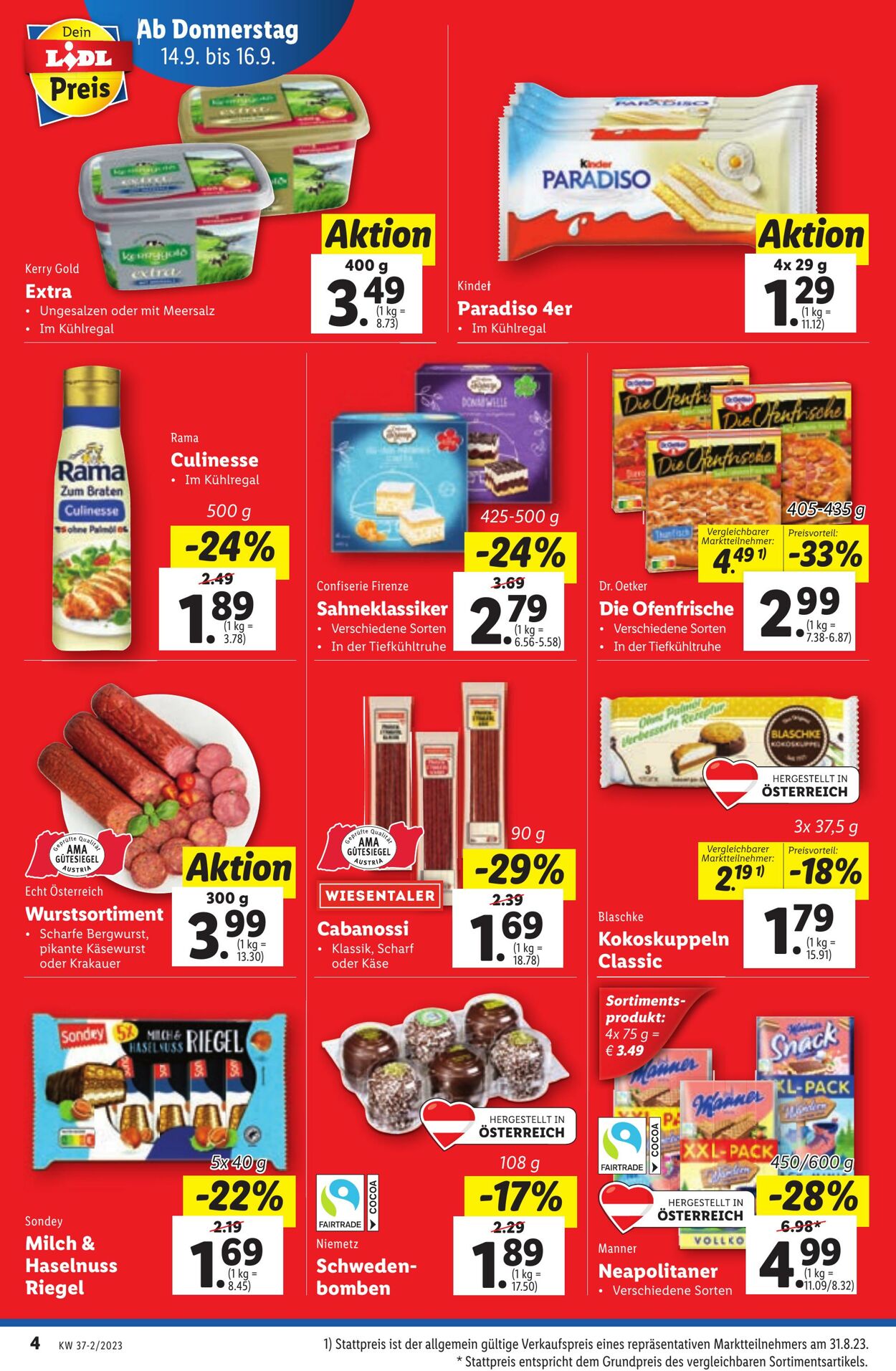 Prospekt Lidl 14.09.2023 - 20.09.2023