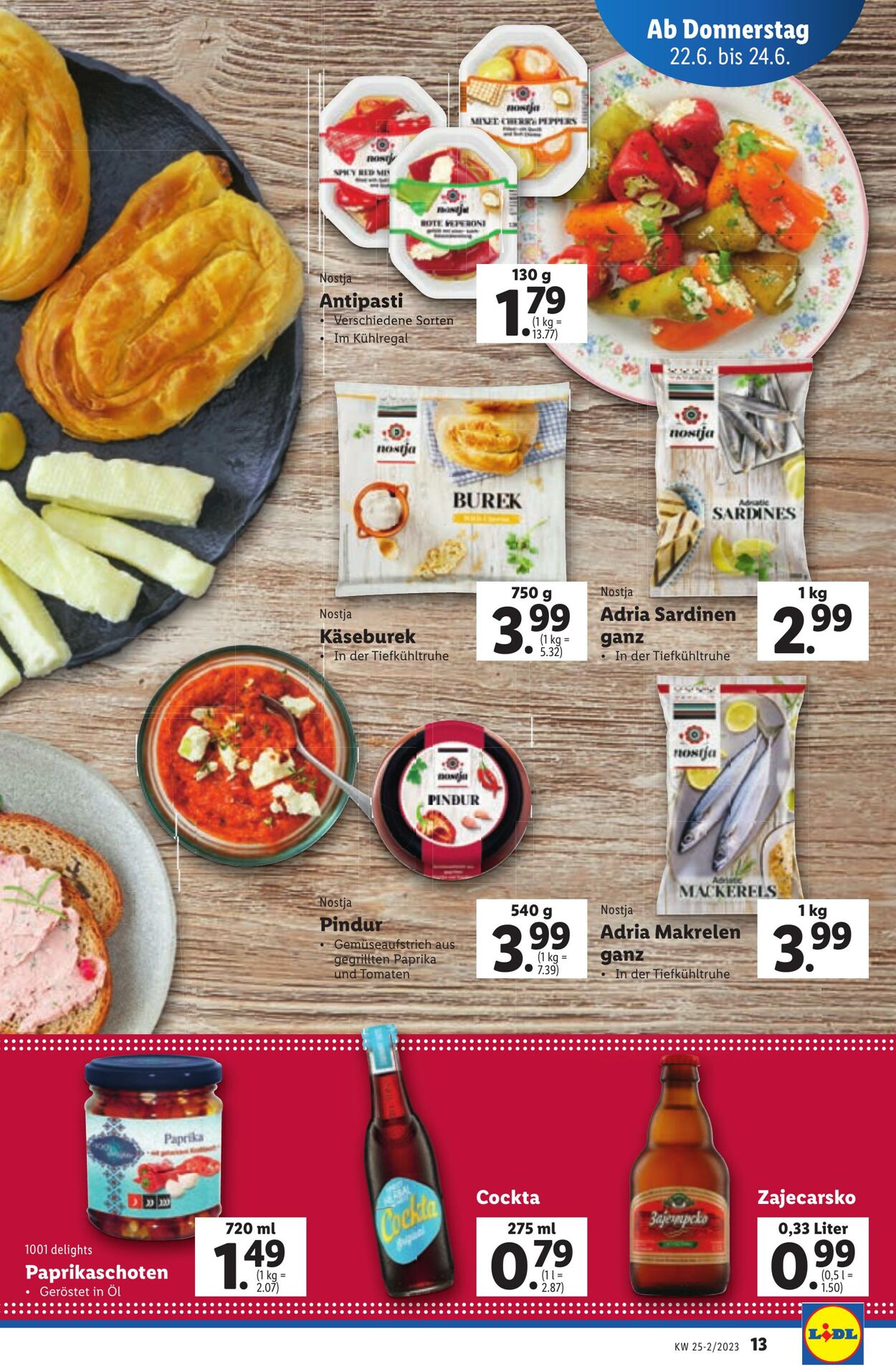 Prospekt Lidl 22.06.2023 - 28.06.2023