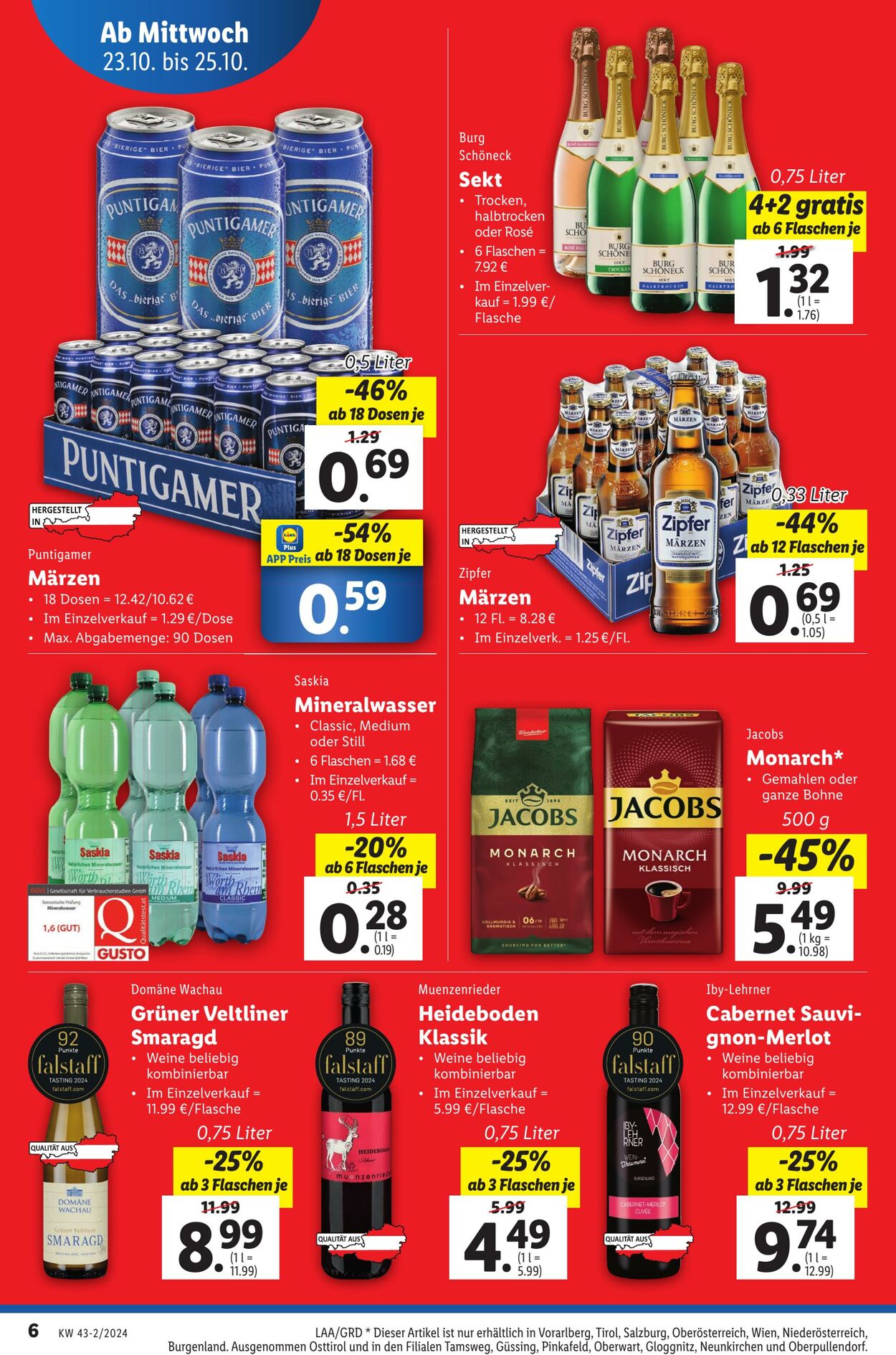 Prospekt Lidl 23.10.2024 - 29.10.2024