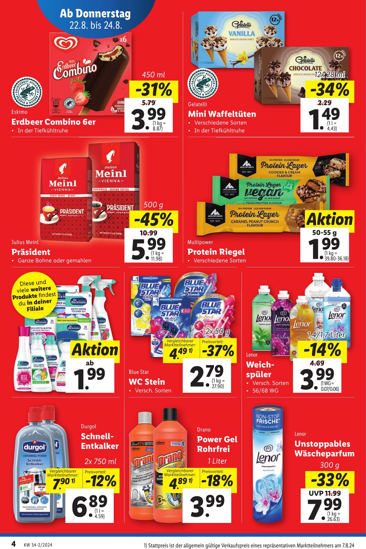 Prospekt Lidl 22.08.2024 - 28.08.2024