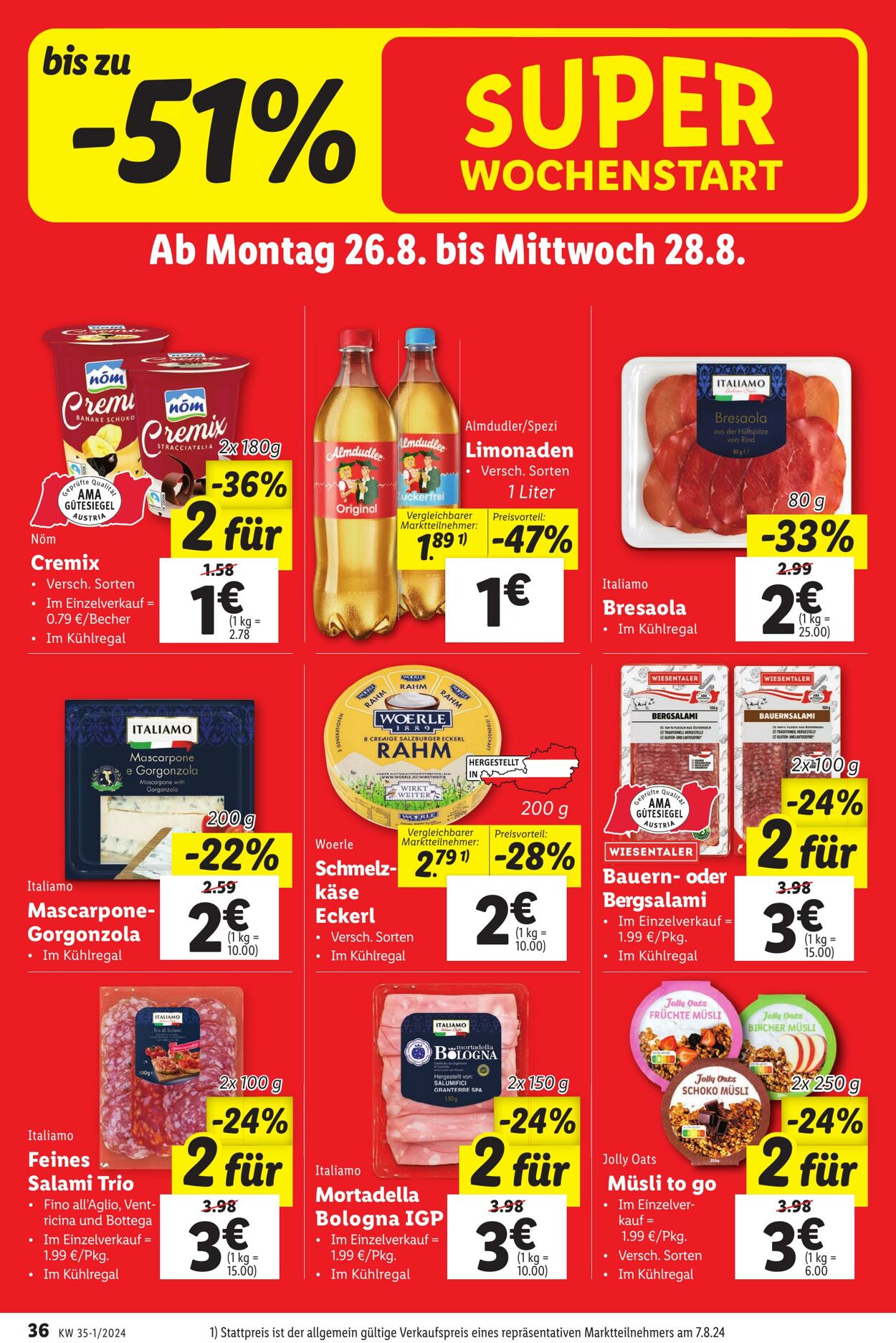 Prospekt Lidl 22.08.2024 - 28.08.2024