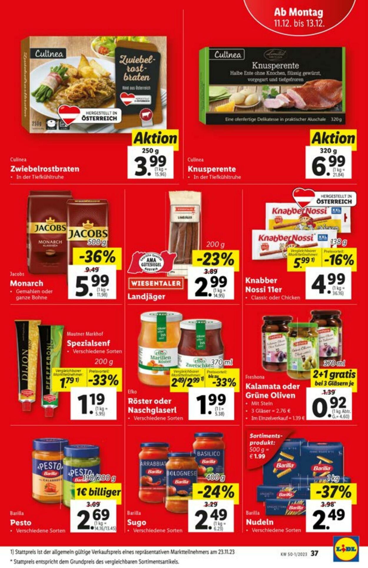 Prospekt Lidl 06.12.2023 - 13.12.2023