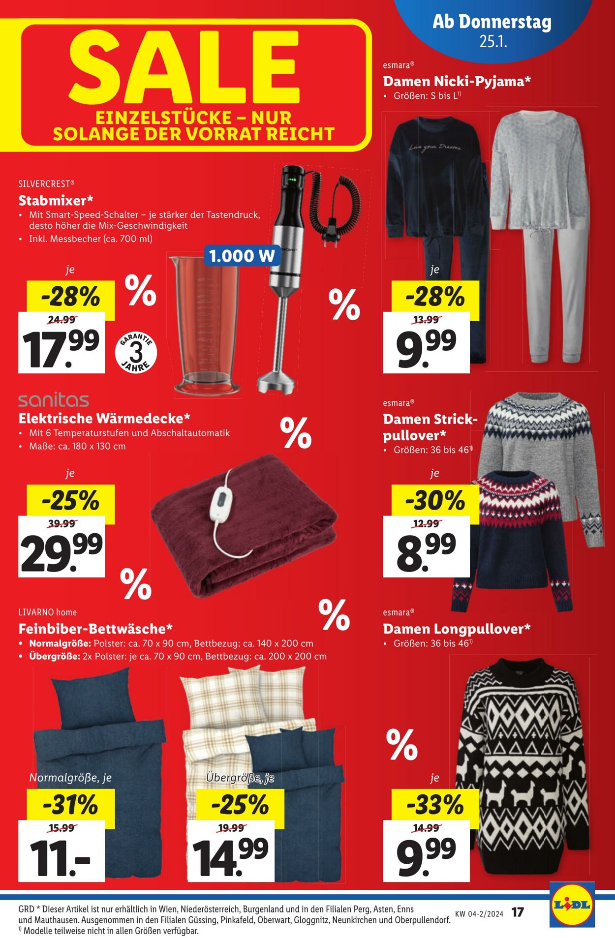 Prospekt Lidl 25.01.2024 - 31.01.2024