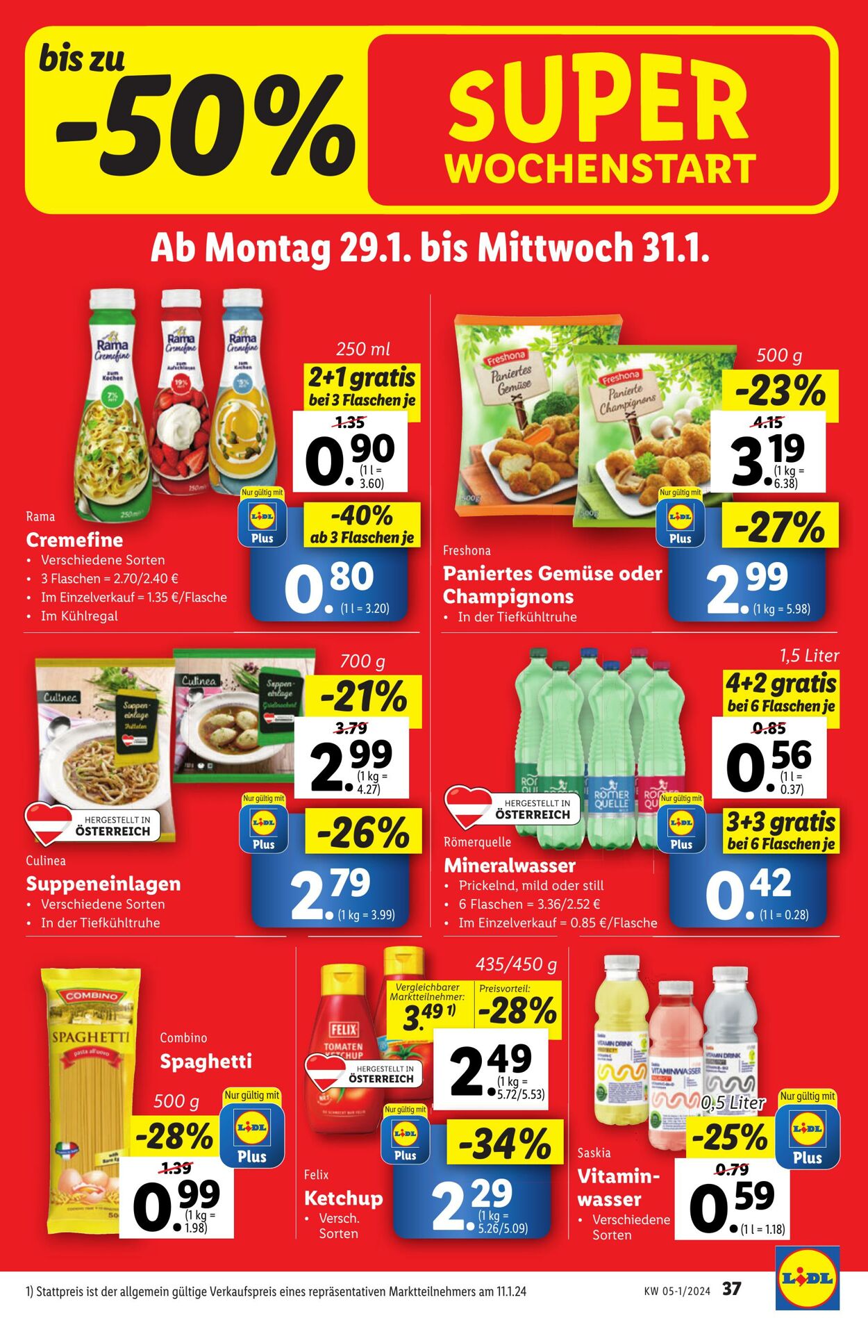 Prospekt Lidl 25.01.2024 - 31.01.2024