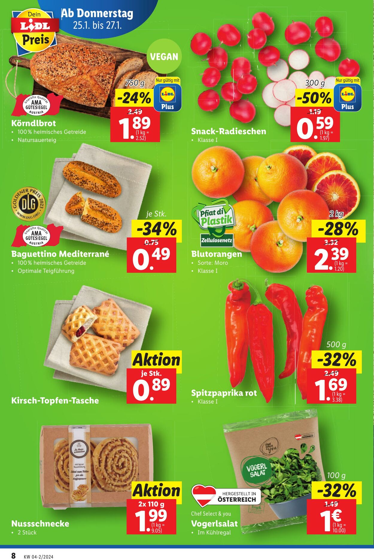 Prospekt Lidl 25.01.2024 - 31.01.2024