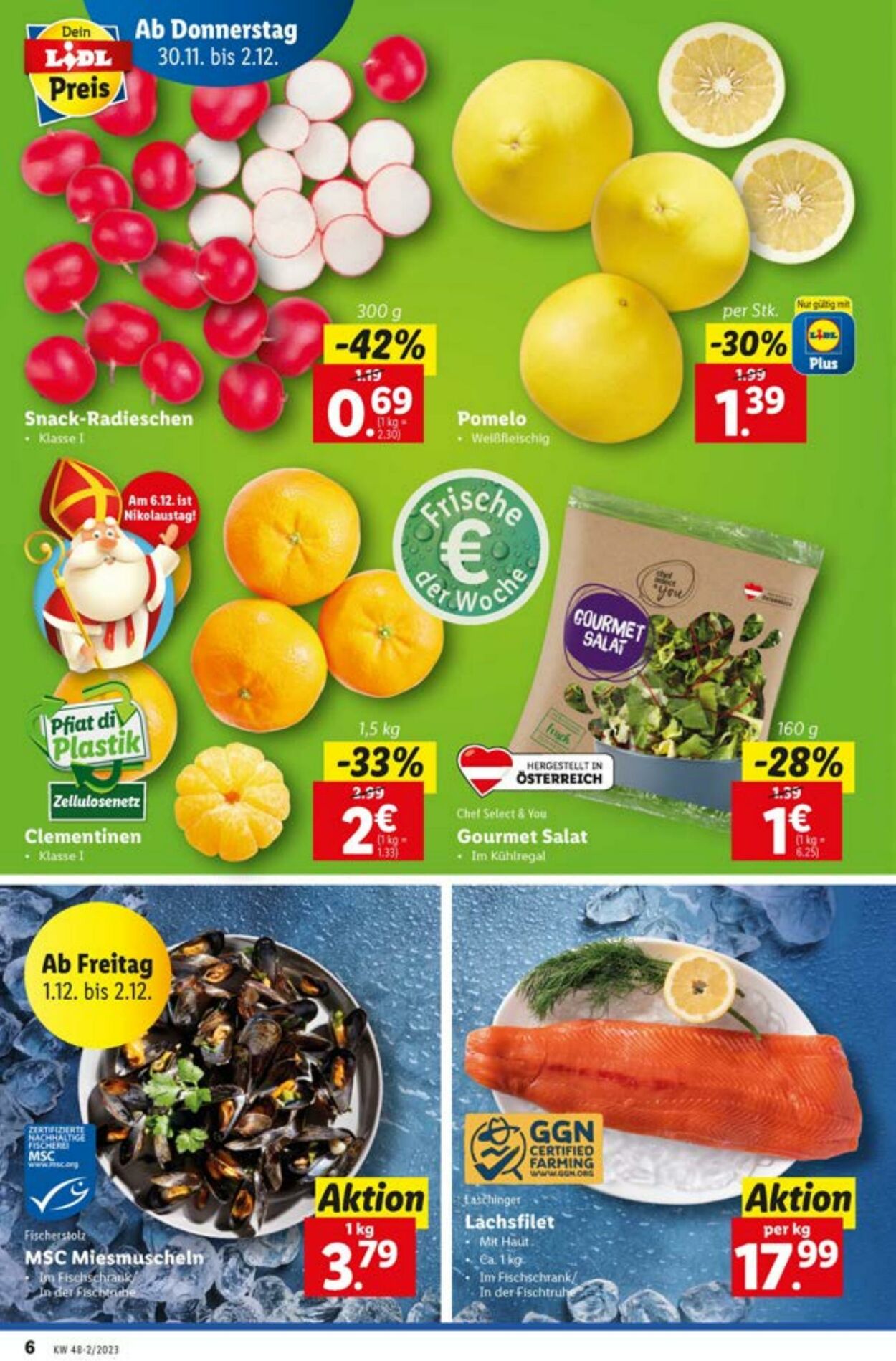 Prospekt Lidl 30.11.2023 - 05.12.2023