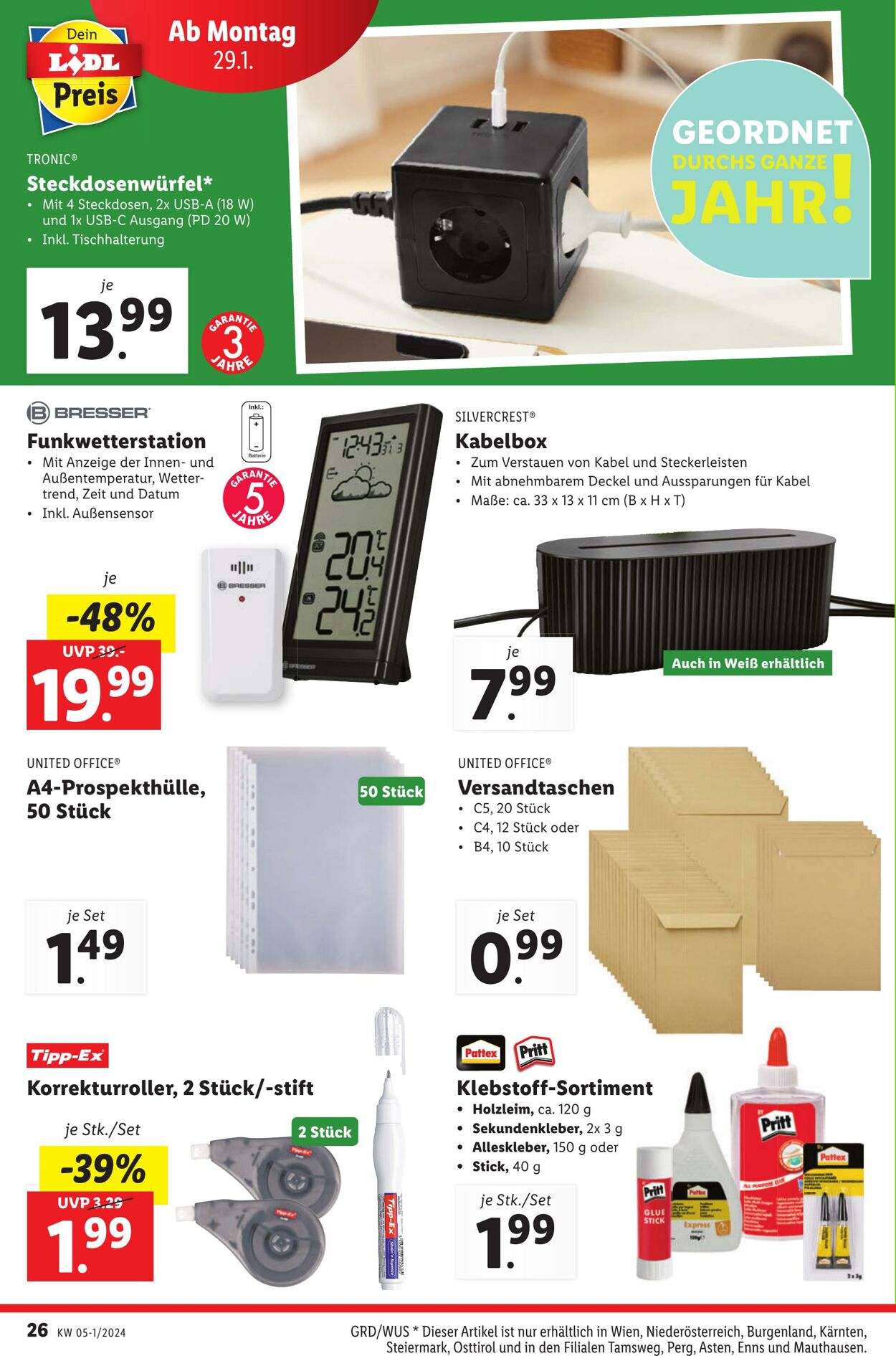 Prospekt Lidl 25.01.2024 - 27.01.2024