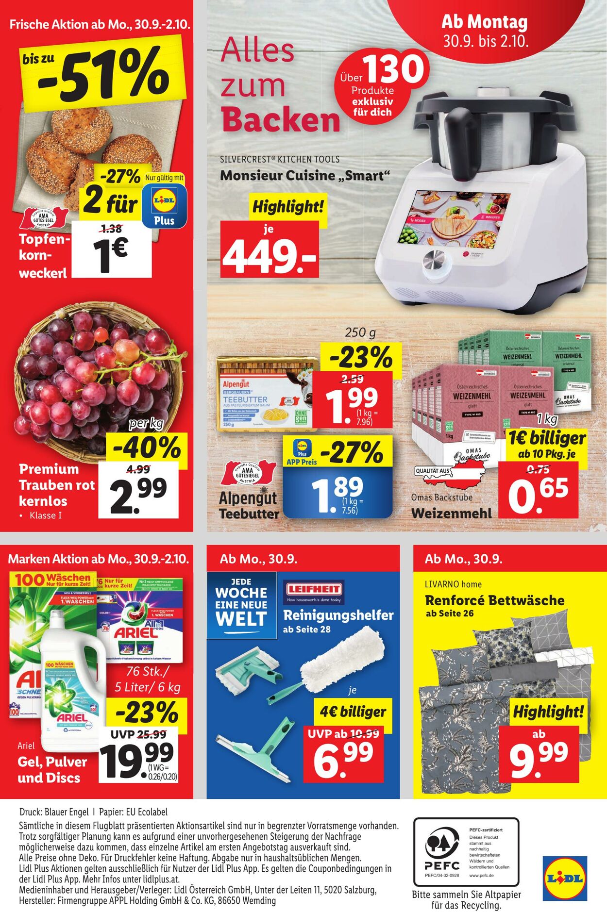 Prospekt Lidl 26.09.2024 - 02.10.2024